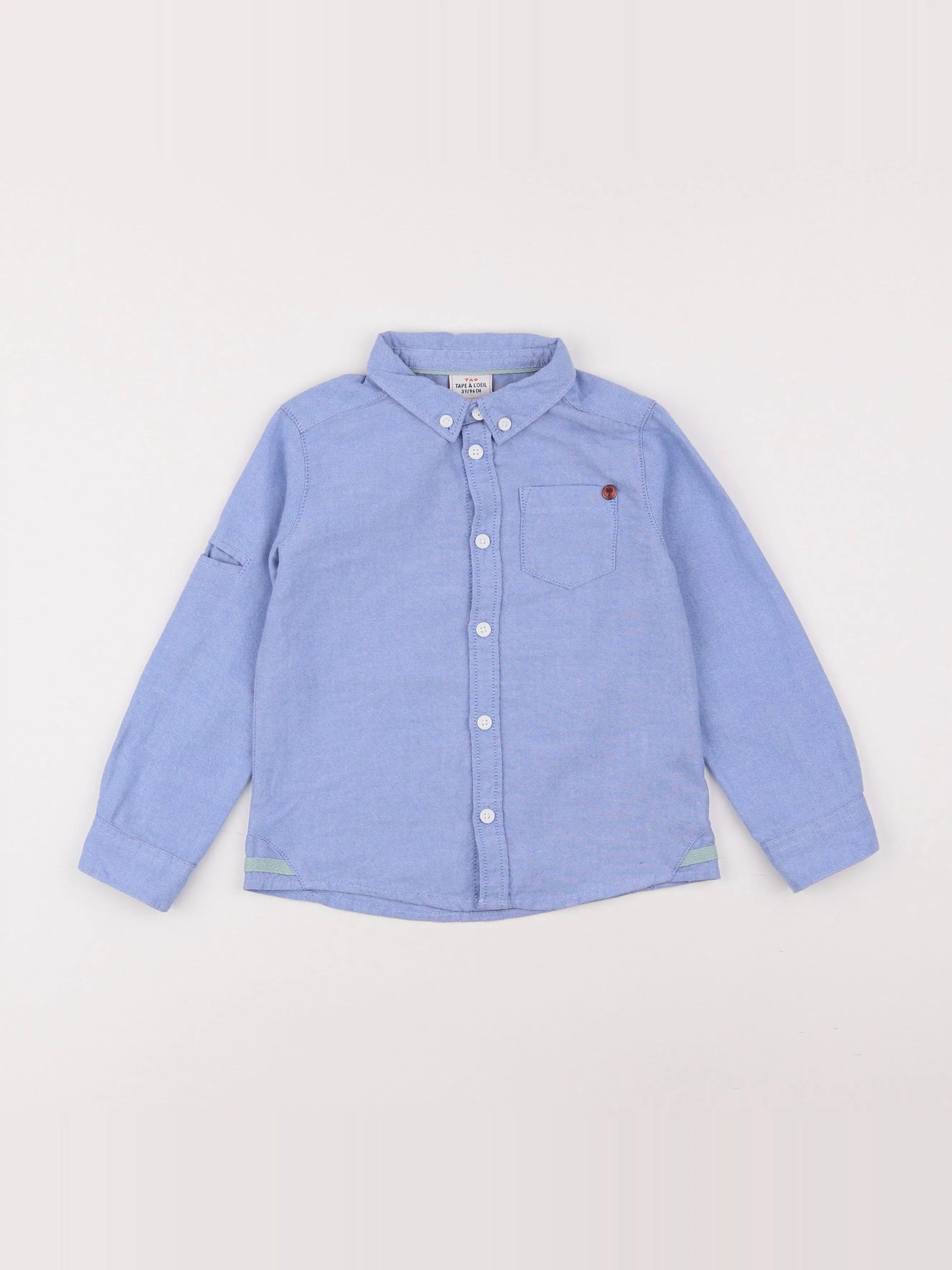 Tape à l'oeil - chemise bleu - 3 ans
