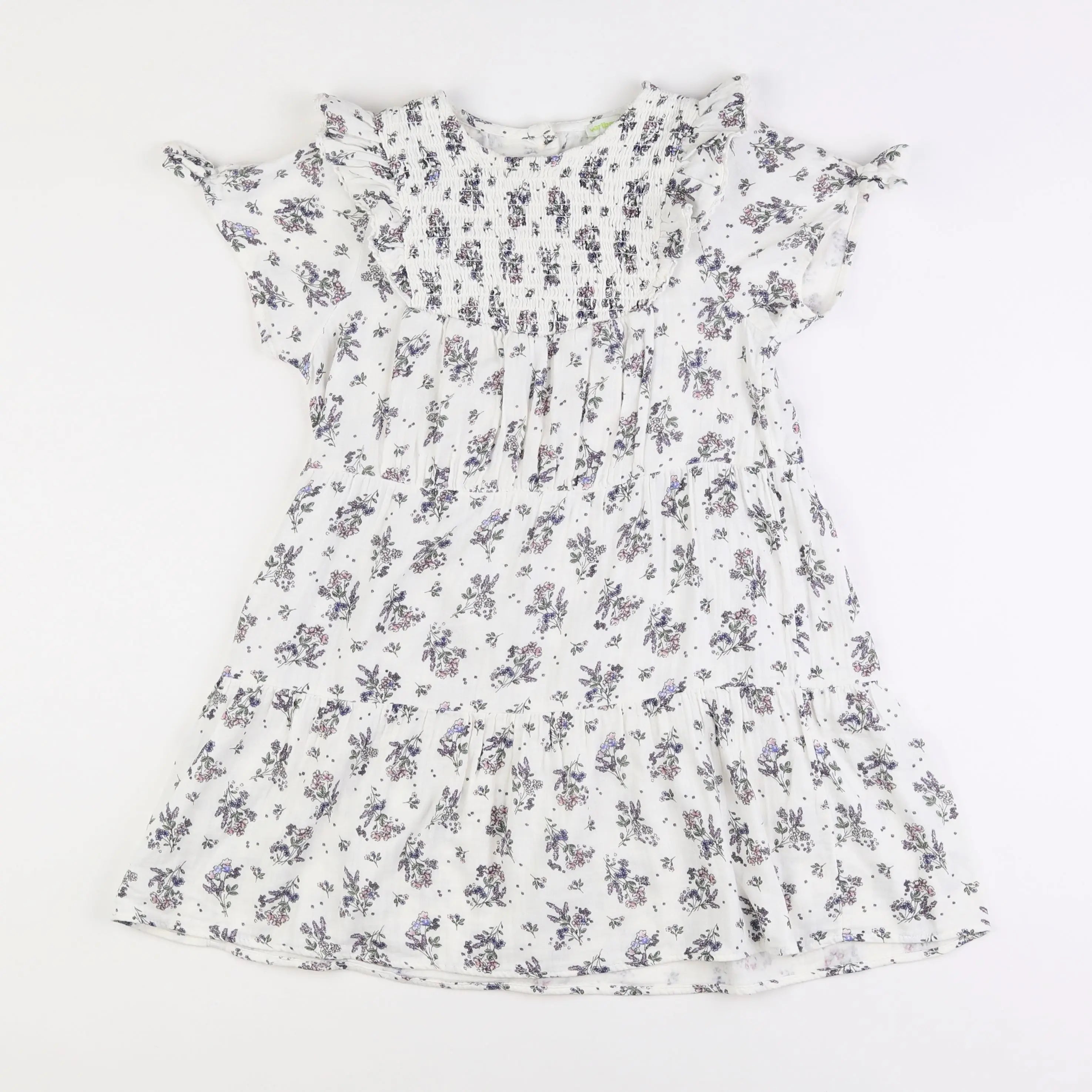 Vertbaudet - robe multicolore - 8 ans