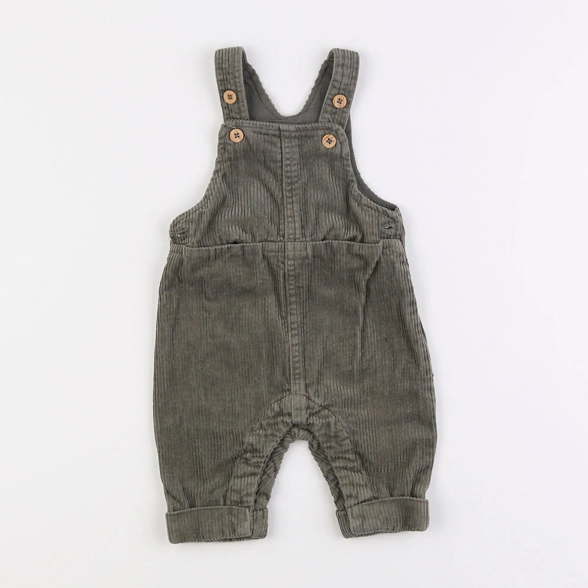 Vertbaudet - salopette vert - 3 mois