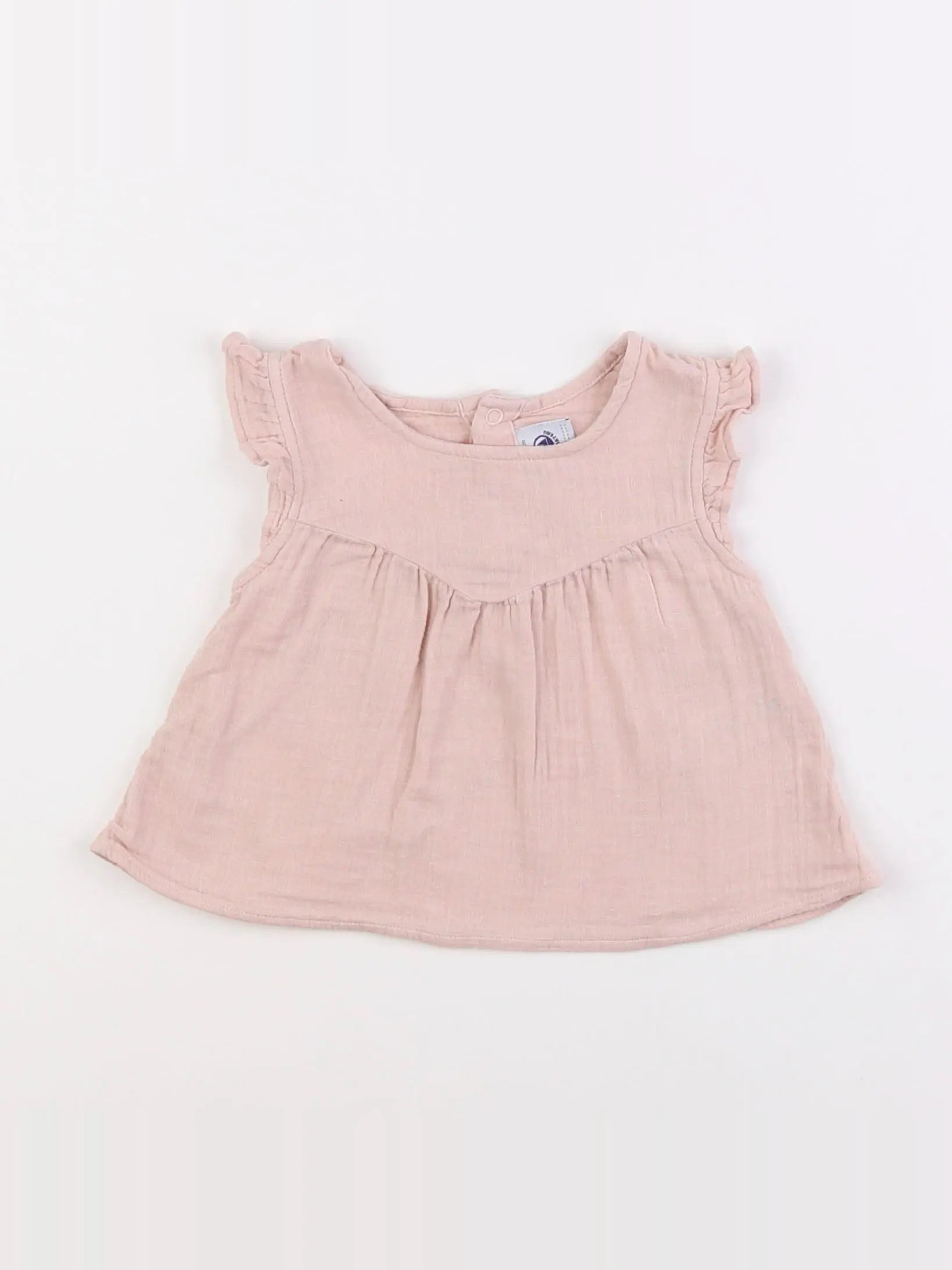 Petit Bateau - blouse rose - 6 mois
