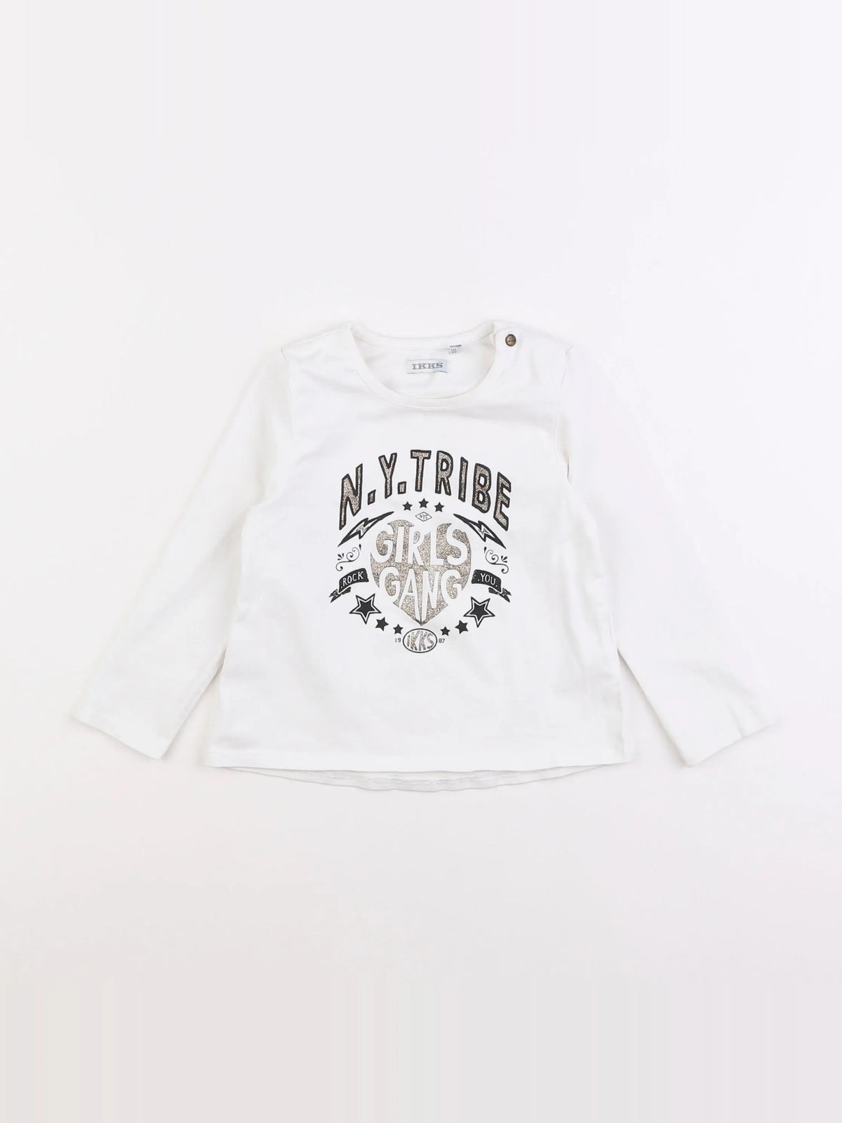 IKKS - tee-shirt blanc - 2 ans