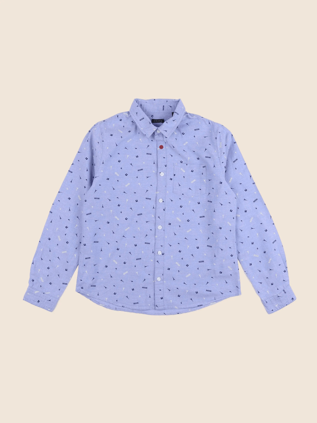 IKKS - chemise bleu - 10 ans