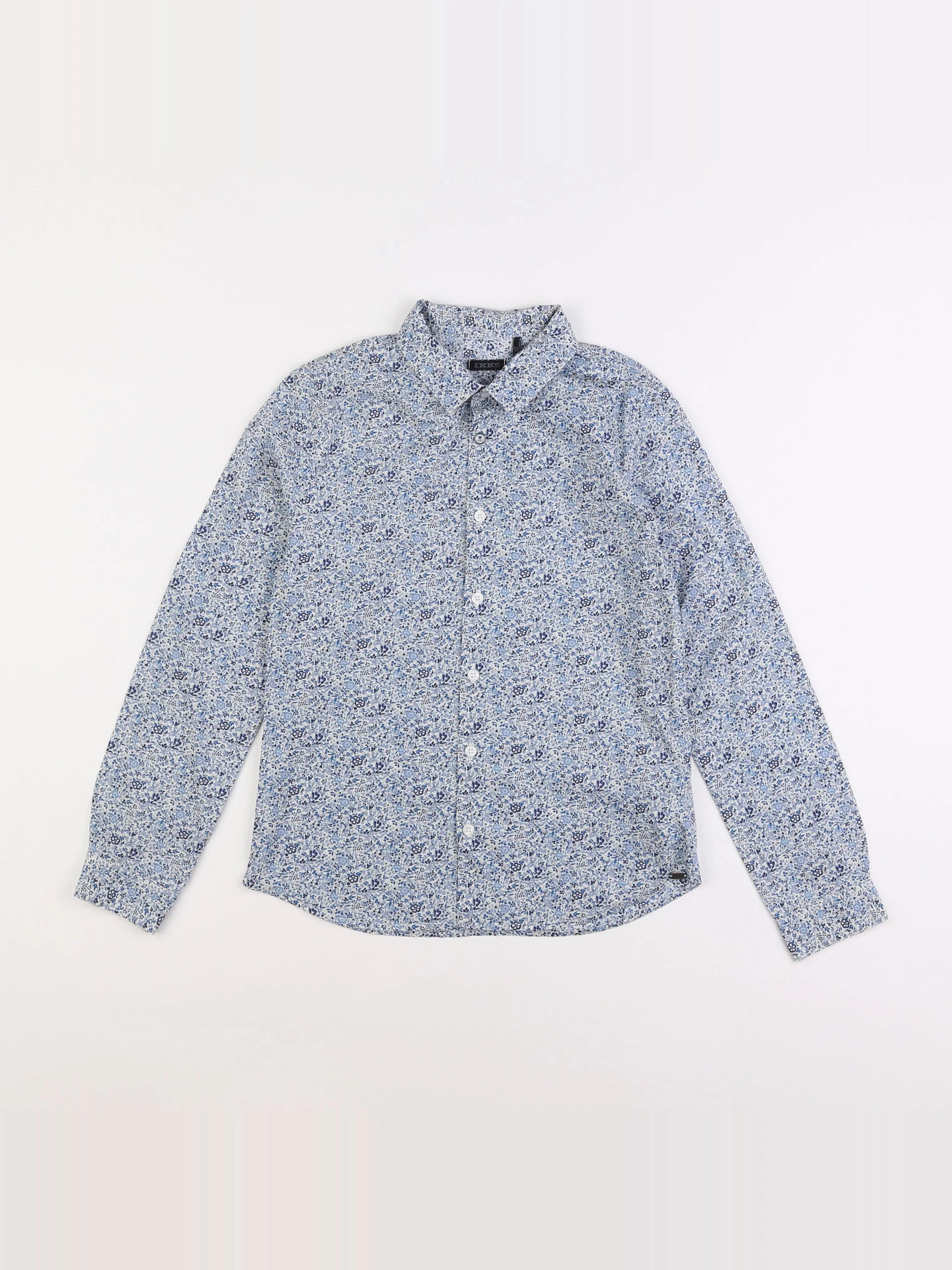 IKKS - chemise bleu - 10 ans