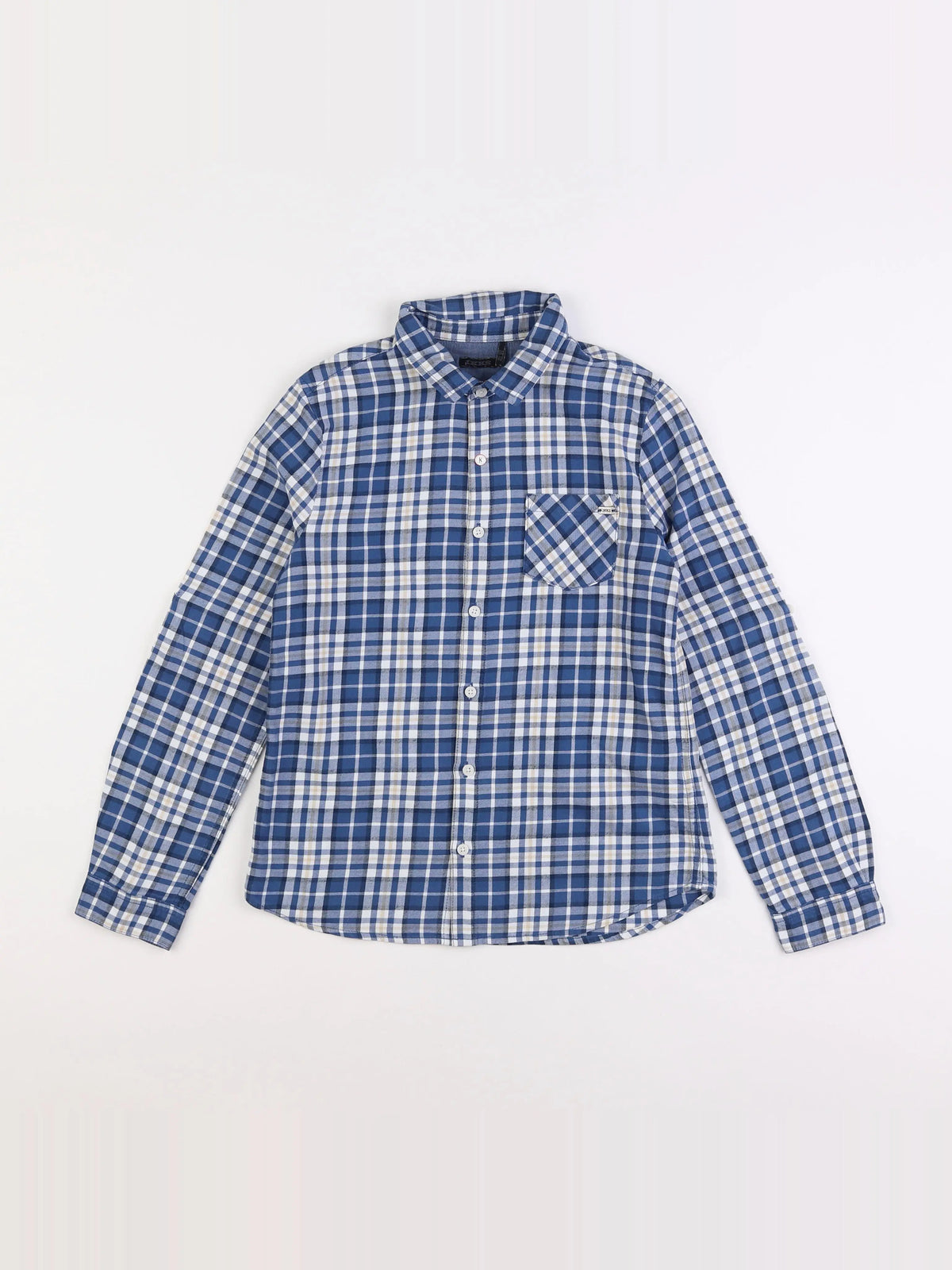 IKKS - chemise bleu - 10 ans