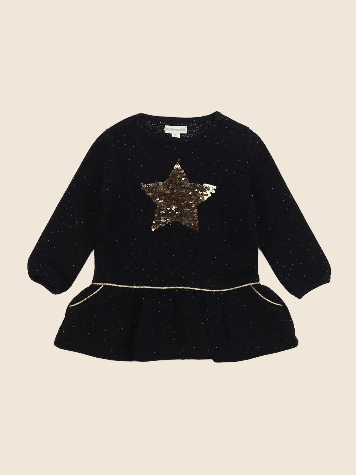 Vertbaudet - robe noir - 2 ans