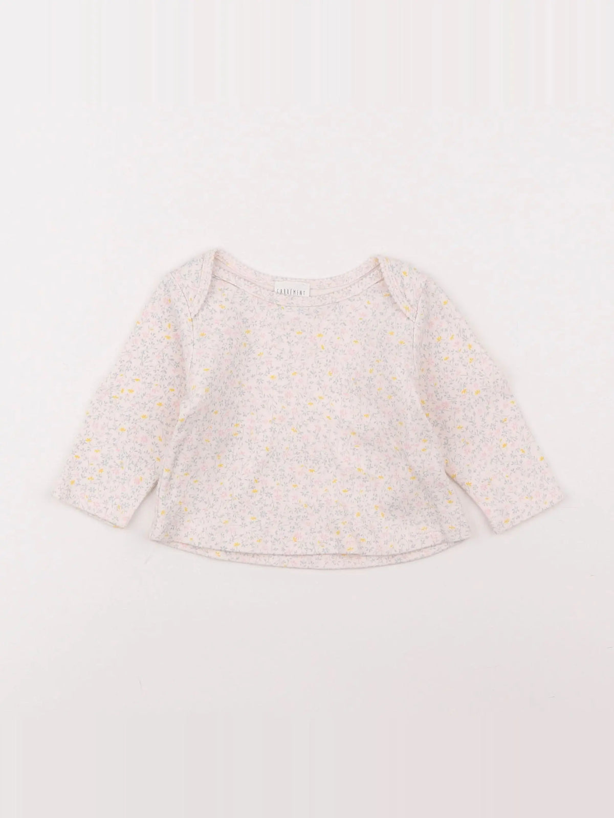 Carrément Beau - maillot de corps blanc, bleu - 3 mois