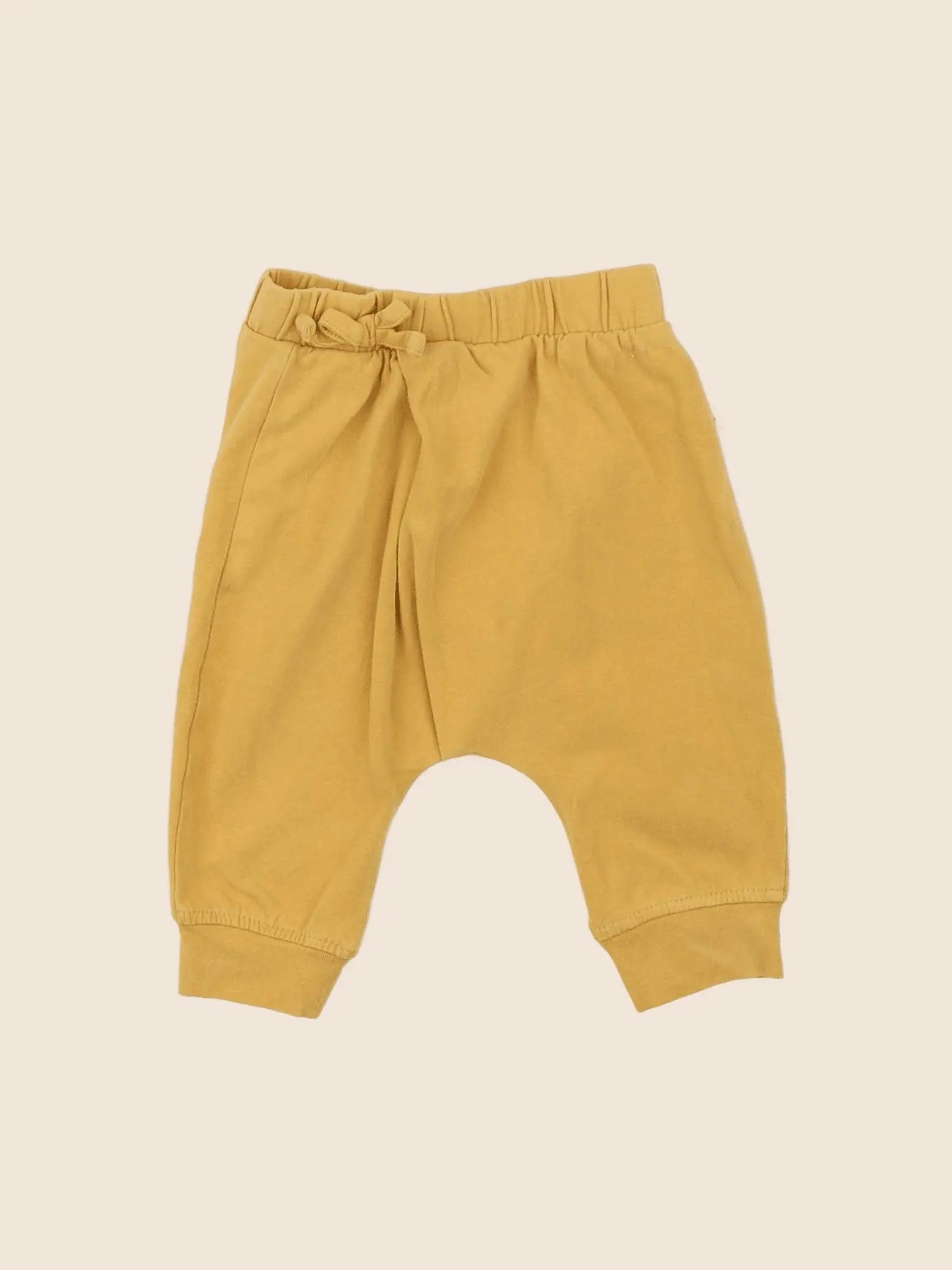 Vertbaudet - pantalon jaune - 3 mois