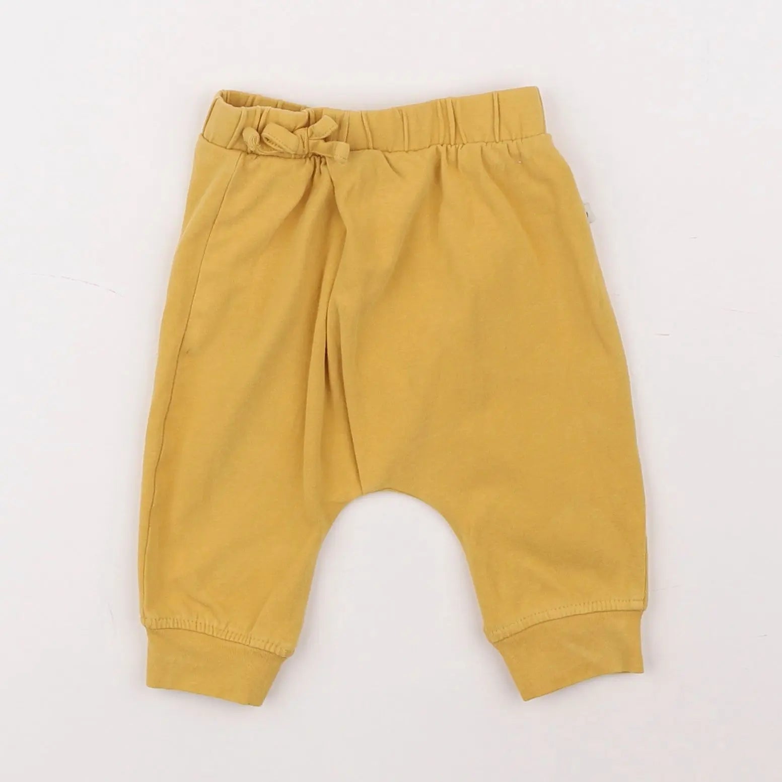 Vertbaudet - pantalon jaune - 3 mois