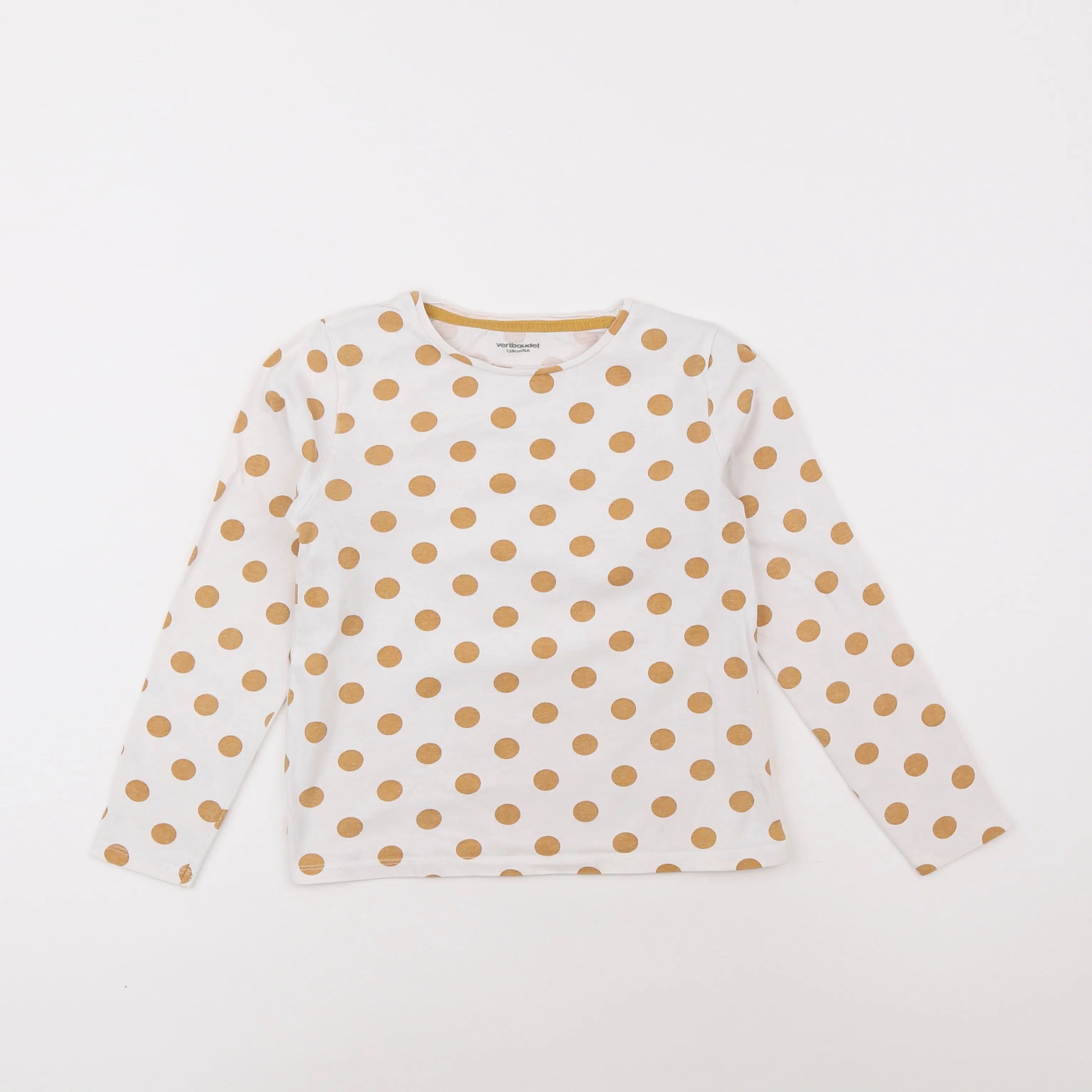 Vertbaudet - tee-shirt blanc - 8 ans