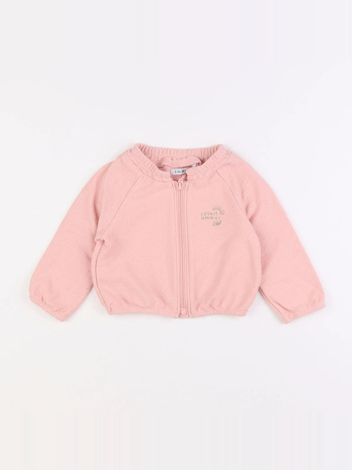 IKKS - sweat rose - 12 mois