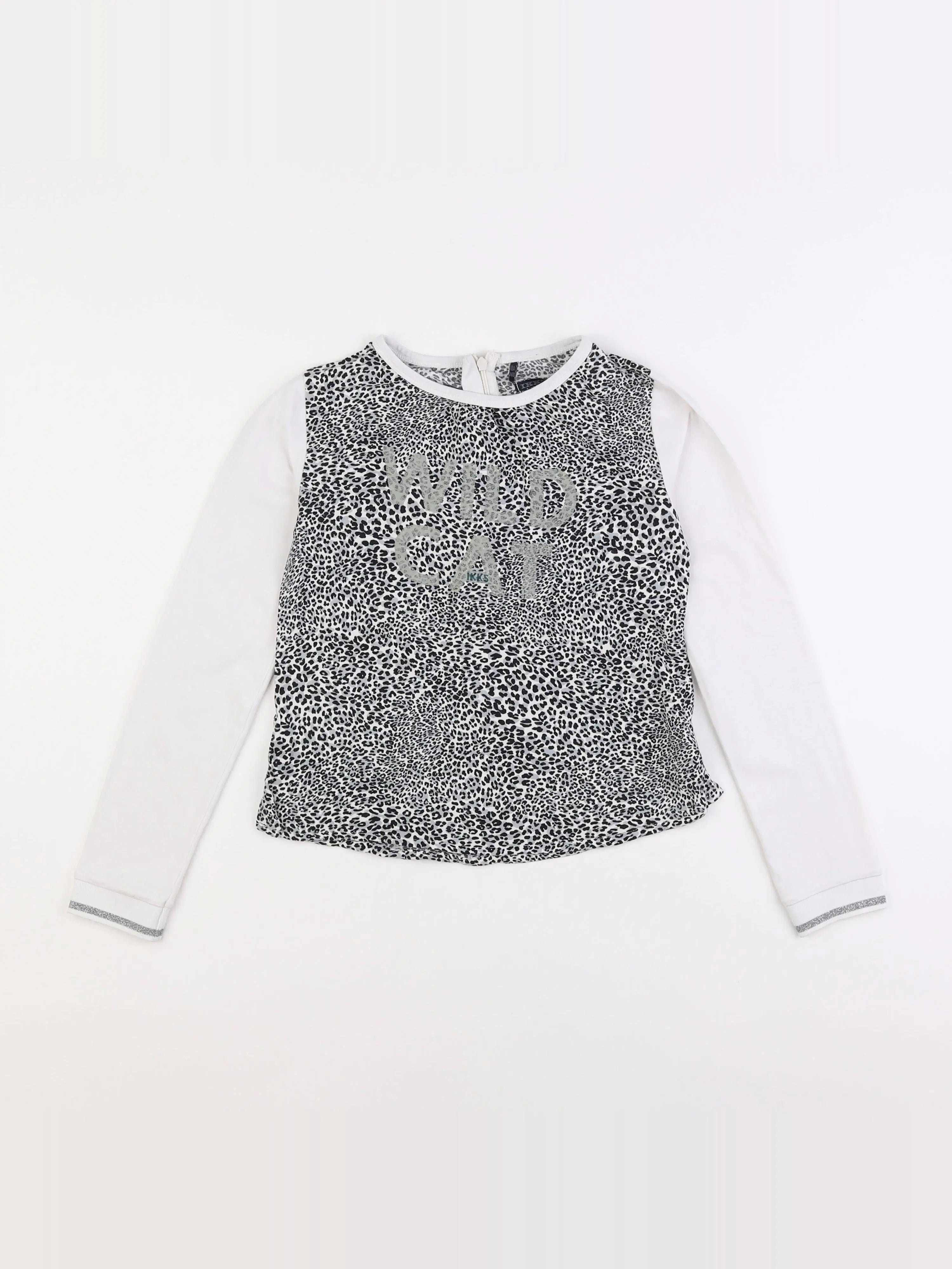 IKKS - tee-shirt blanc - 10 ans