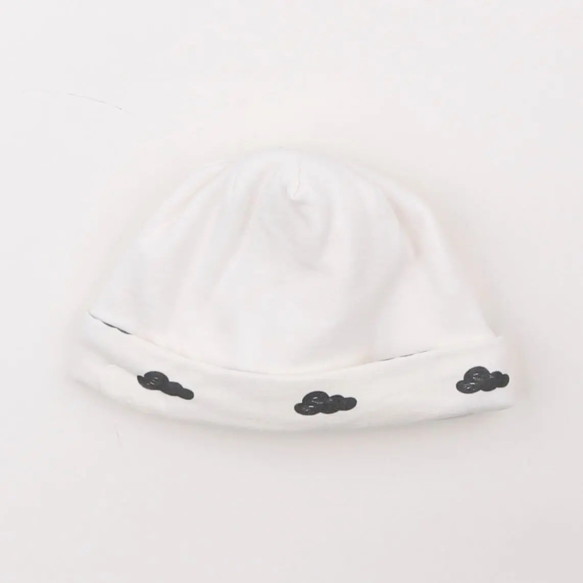 Vertbaudet - bonnet blanc - 3 mois