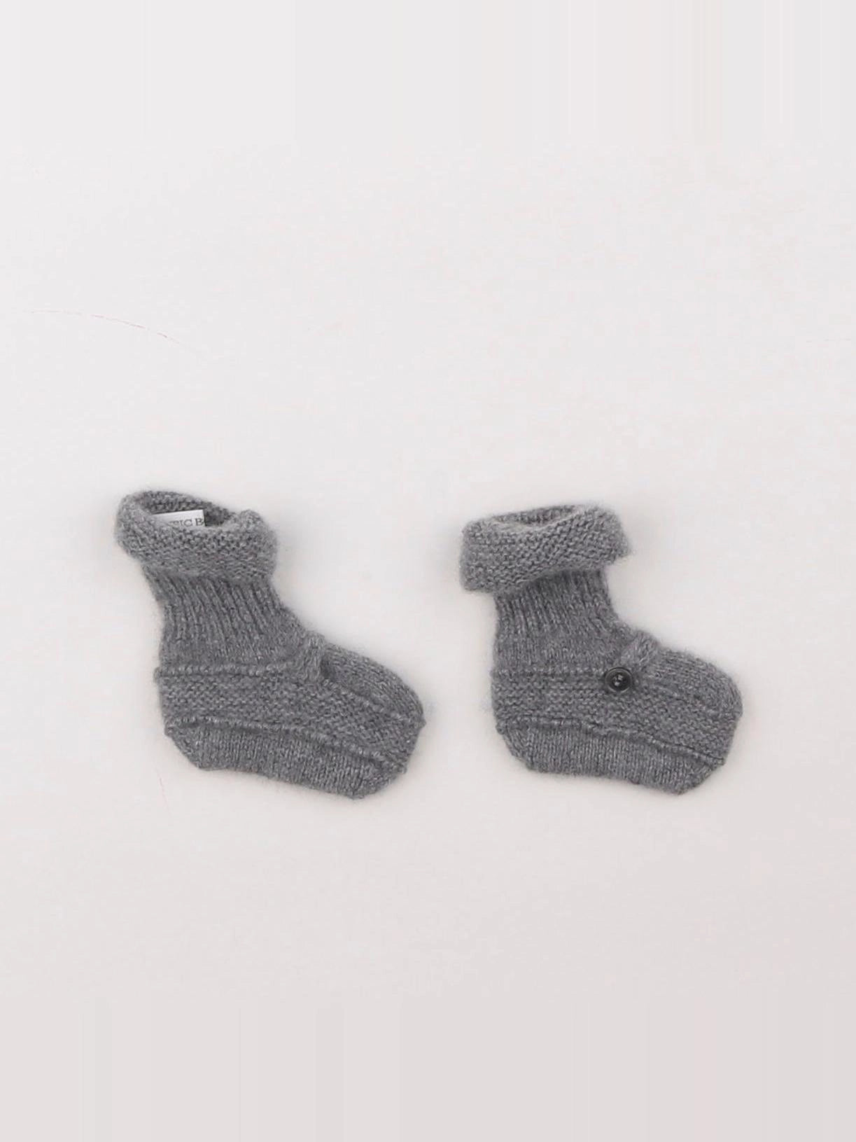 Bompard - chaussons gris - pointure 15/16
