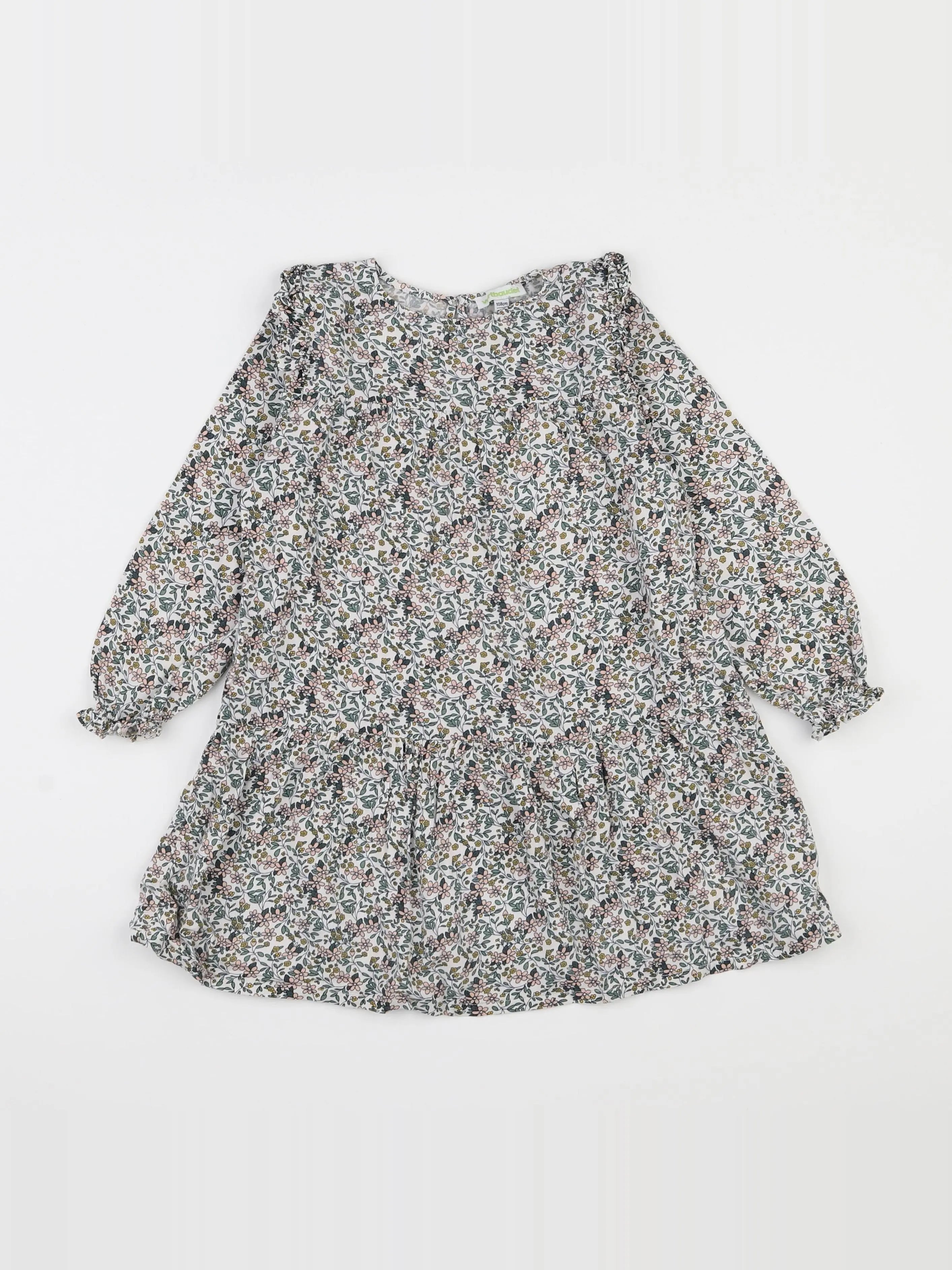 Vertbaudet - robe multicolore - 9 ans