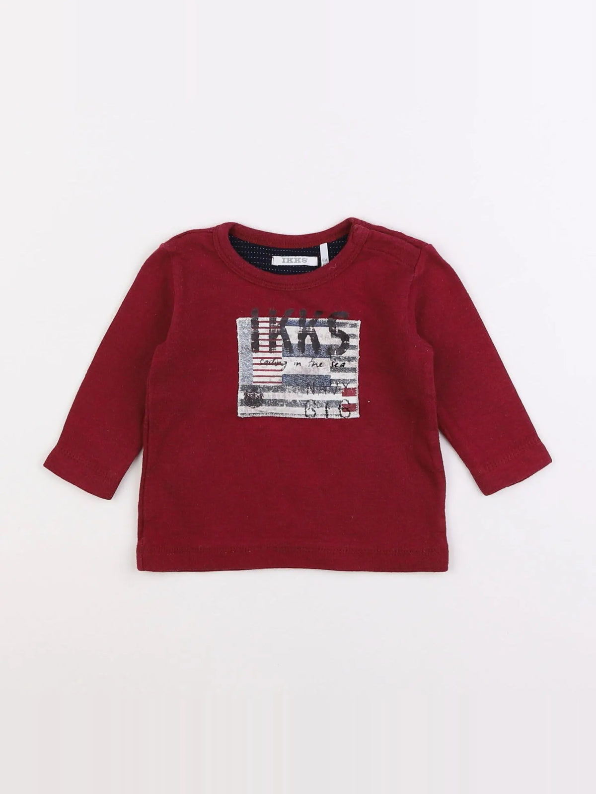 IKKS - tee-shirt rouge - 6 mois