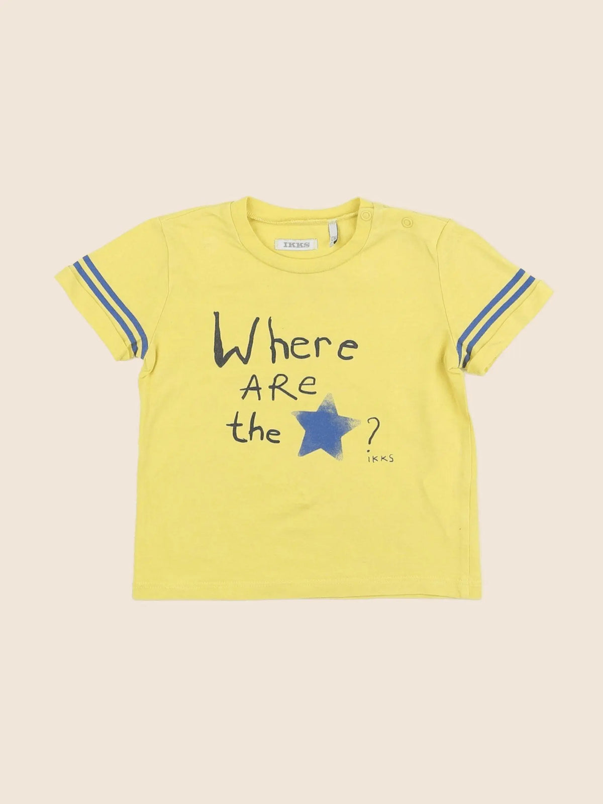 IKKS - tee-shirt jaune - 12 mois