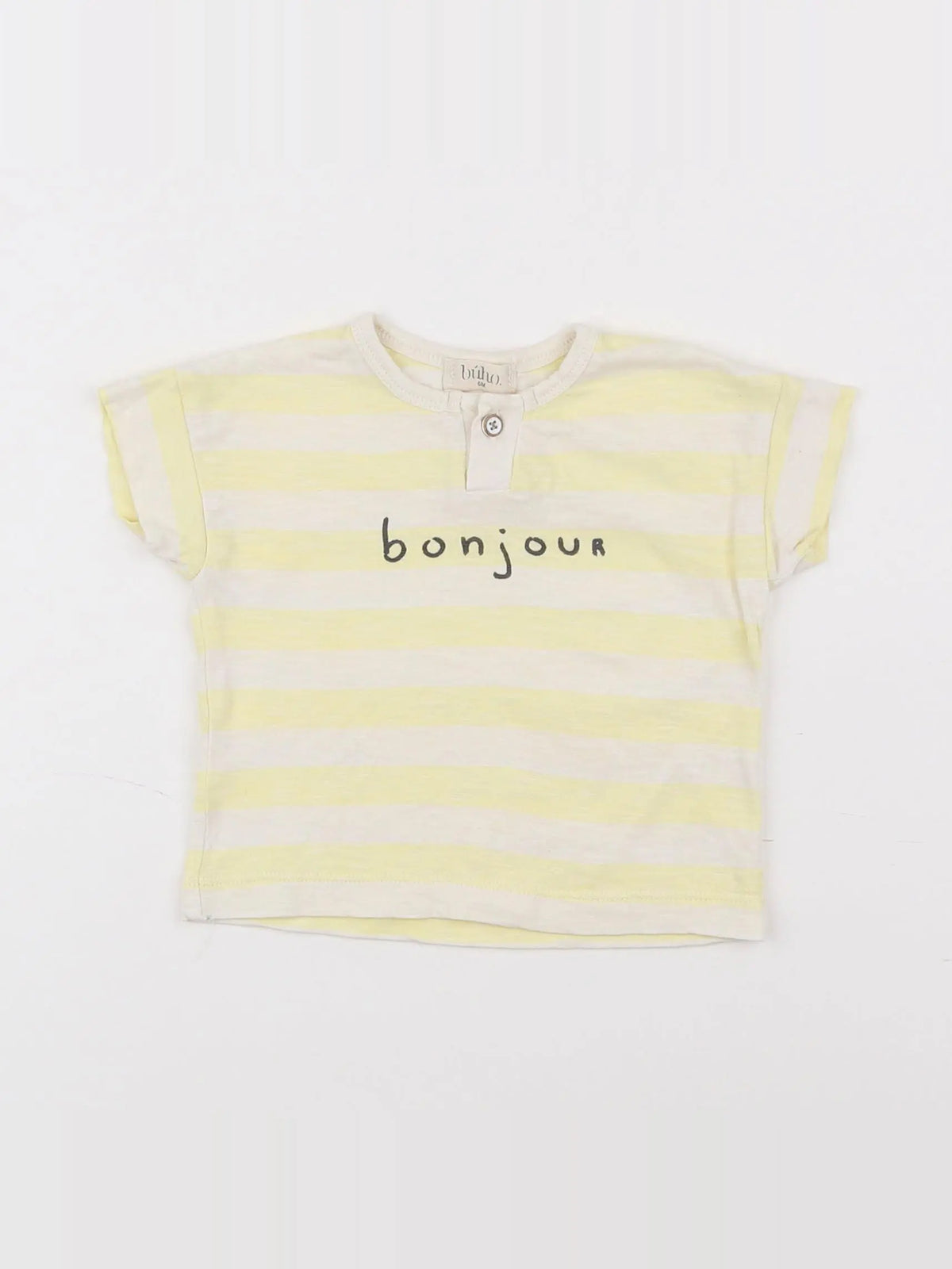 Buho - tee-shirt jaune - 6 mois