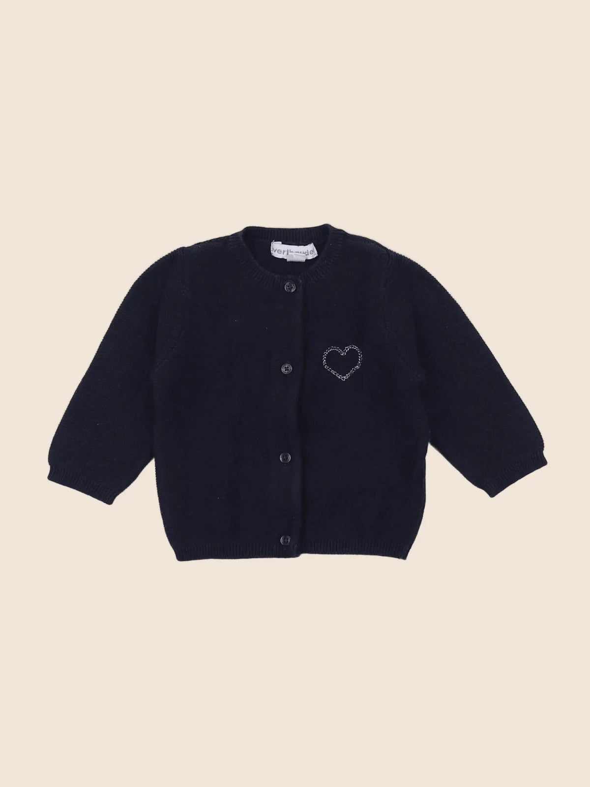 Vertbaudet - gilet bleu - 3 mois