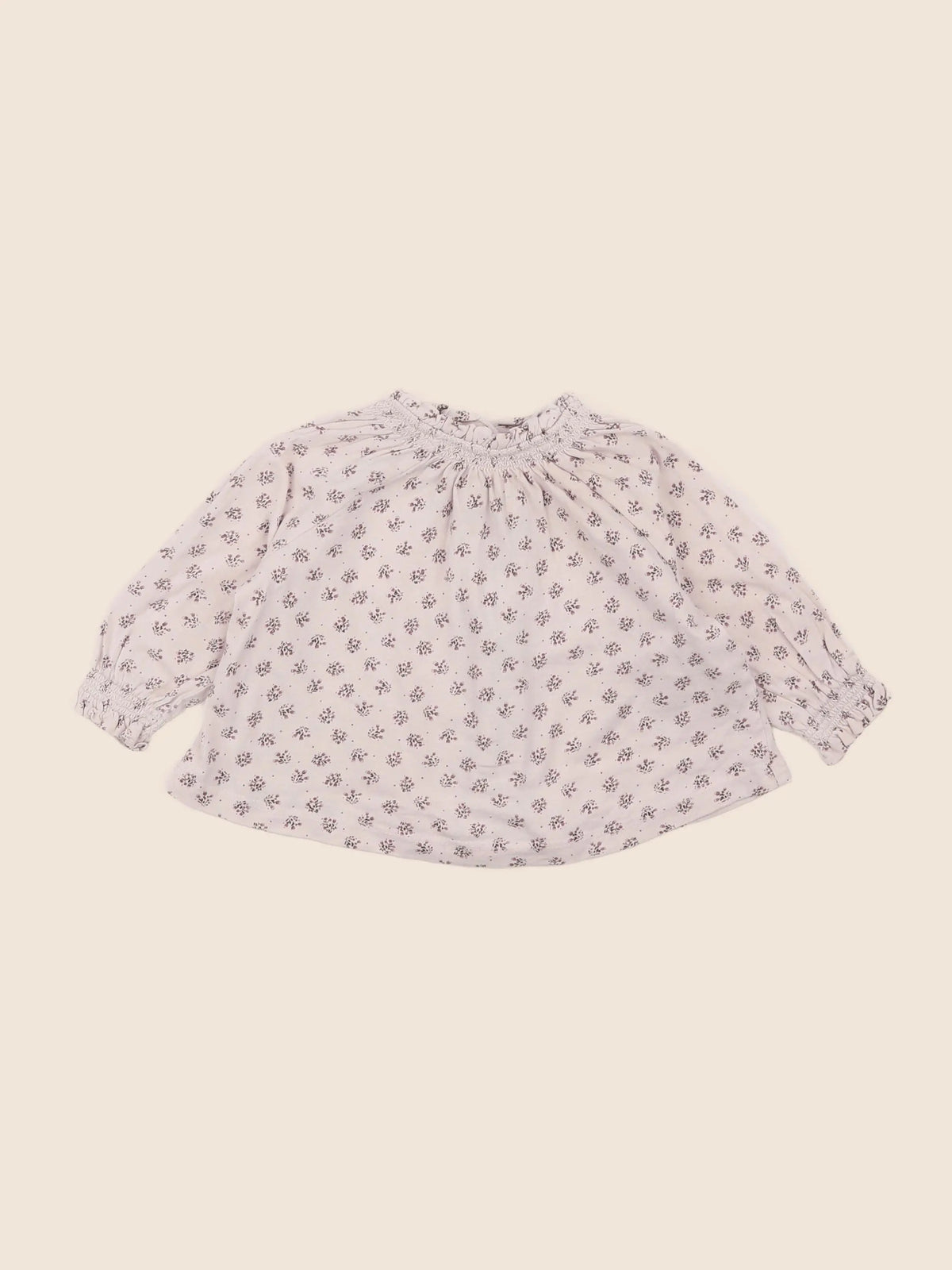 Vertbaudet - tee-shirt beige - 6 mois
