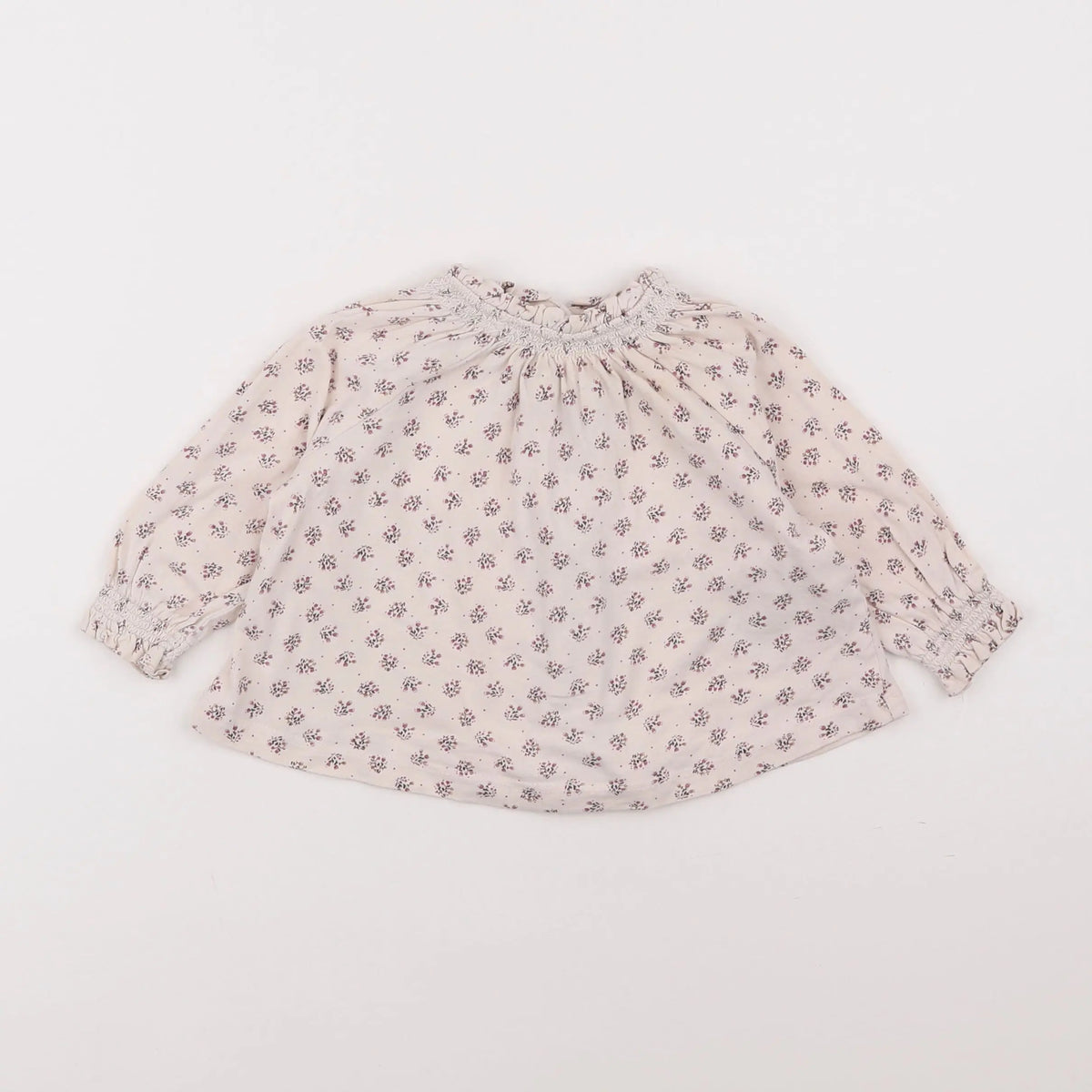 Vertbaudet - tee-shirt beige - 6 mois