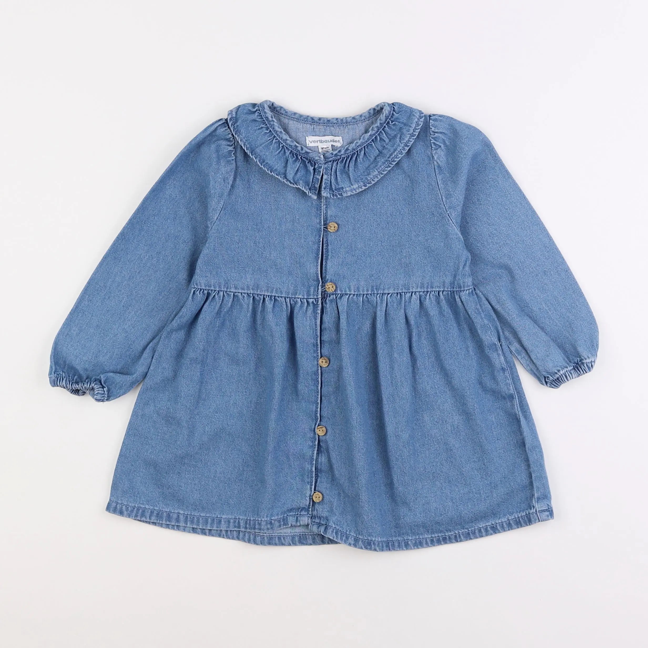 Vertbaudet - robe bleu - 3 ans