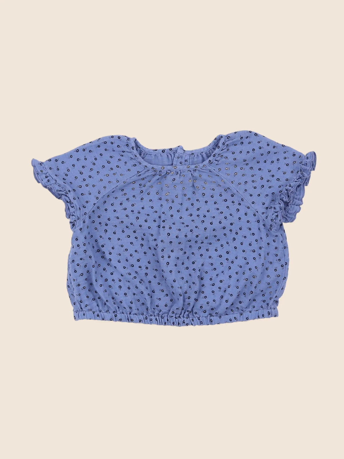 Zara - blouse bleu - 9/12 mois