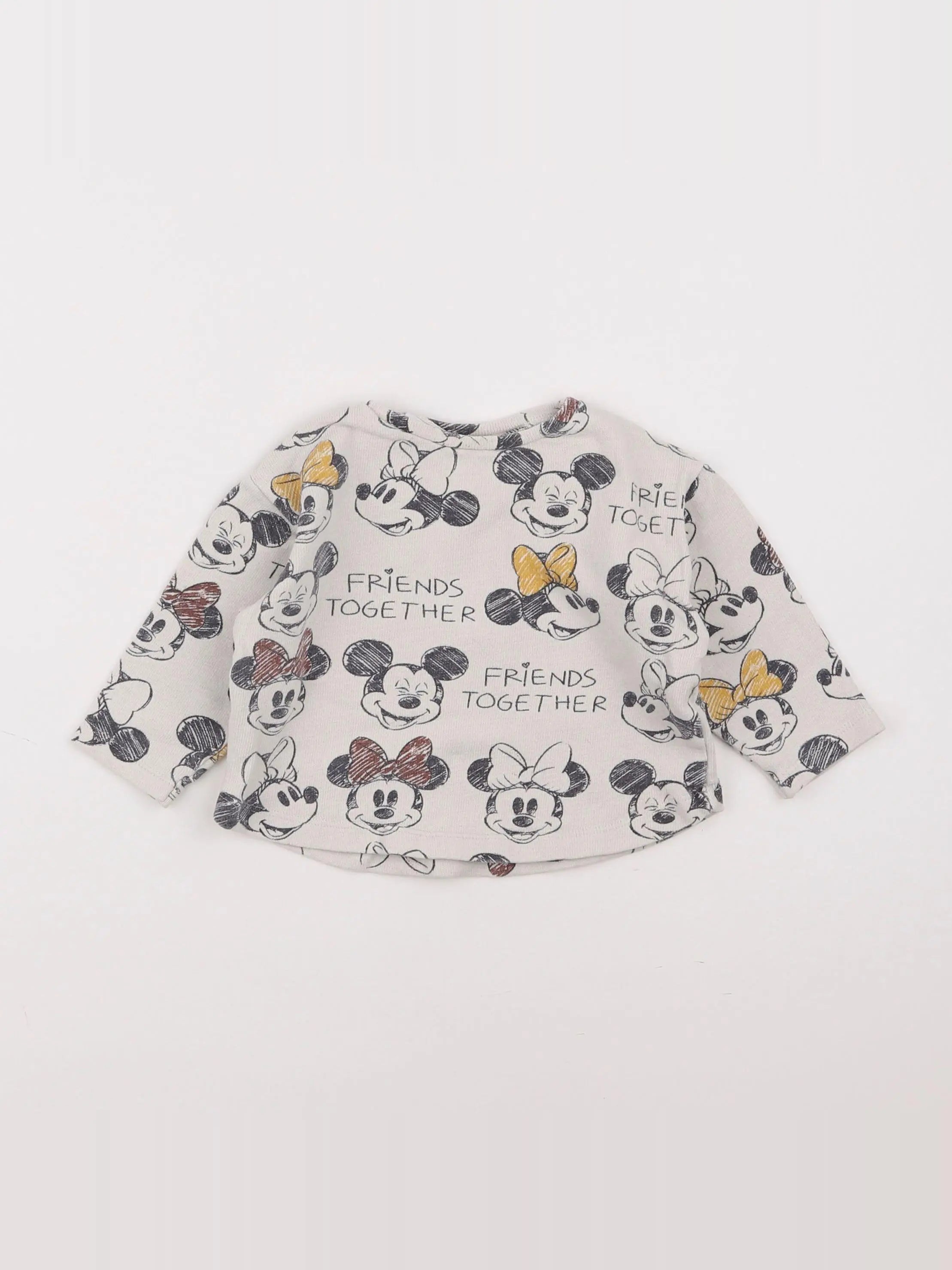 Zara - tee-shirt beige - 3/6 mois