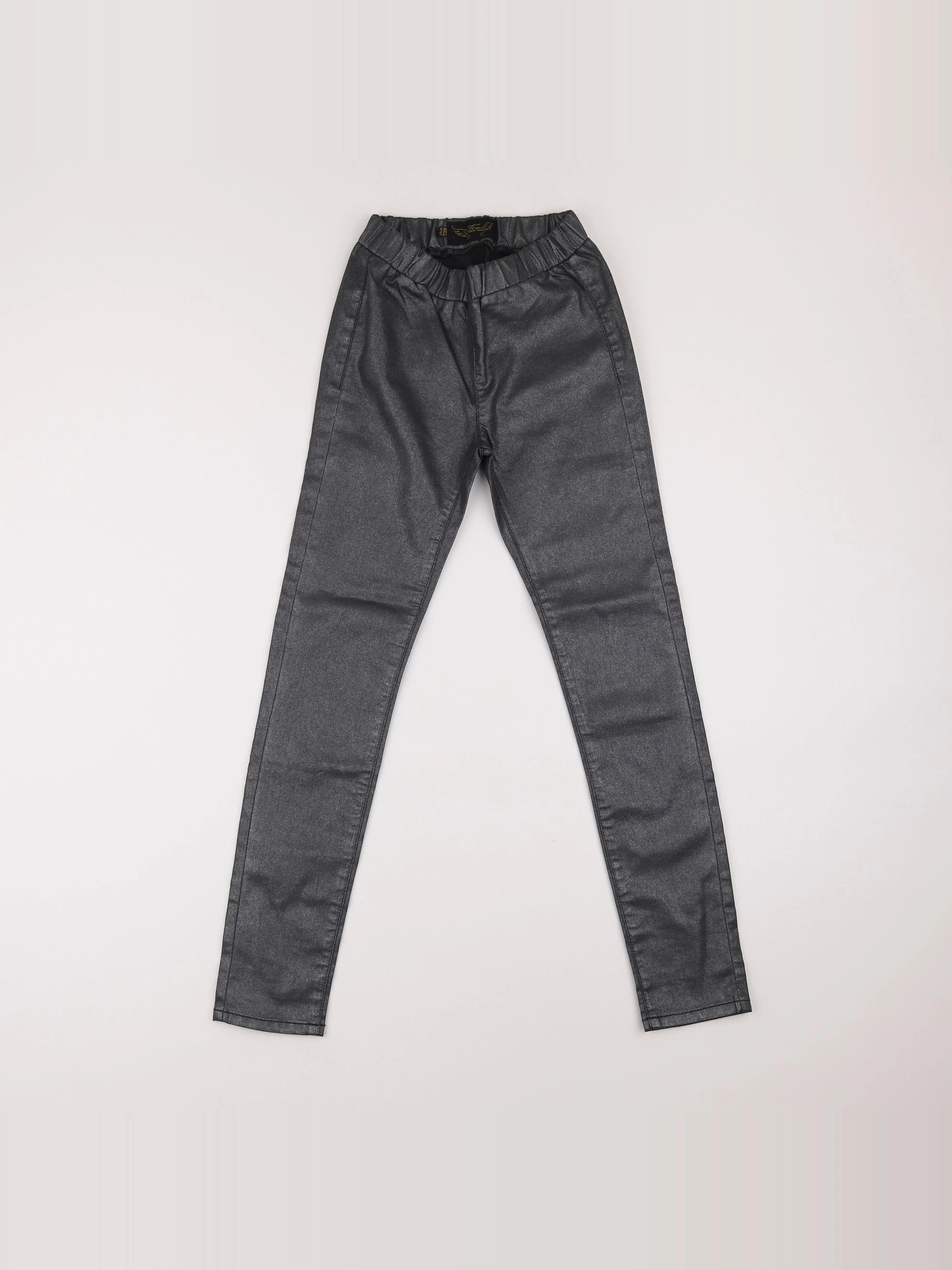 Finger in the nose - pantalon gris - 10/11 ans