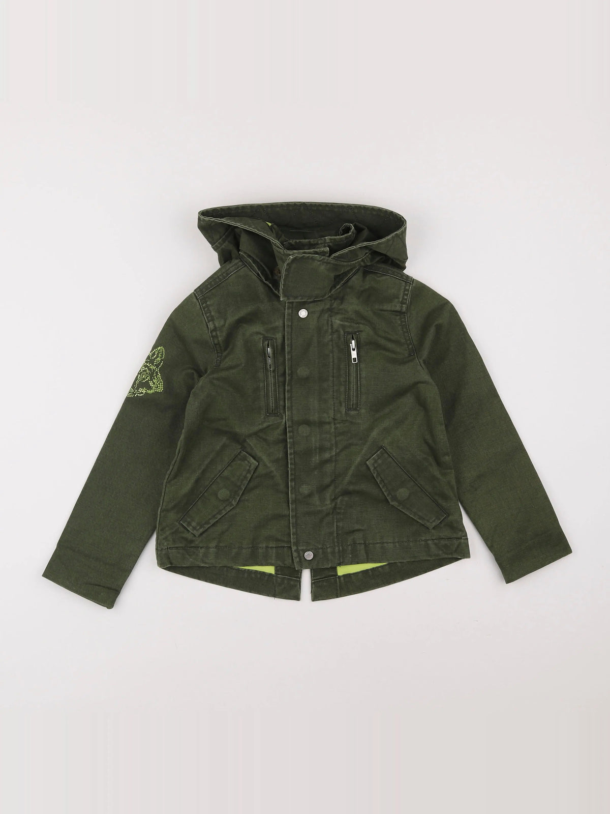 Zadig & Voltaire - veste réversible vert - 6 ans