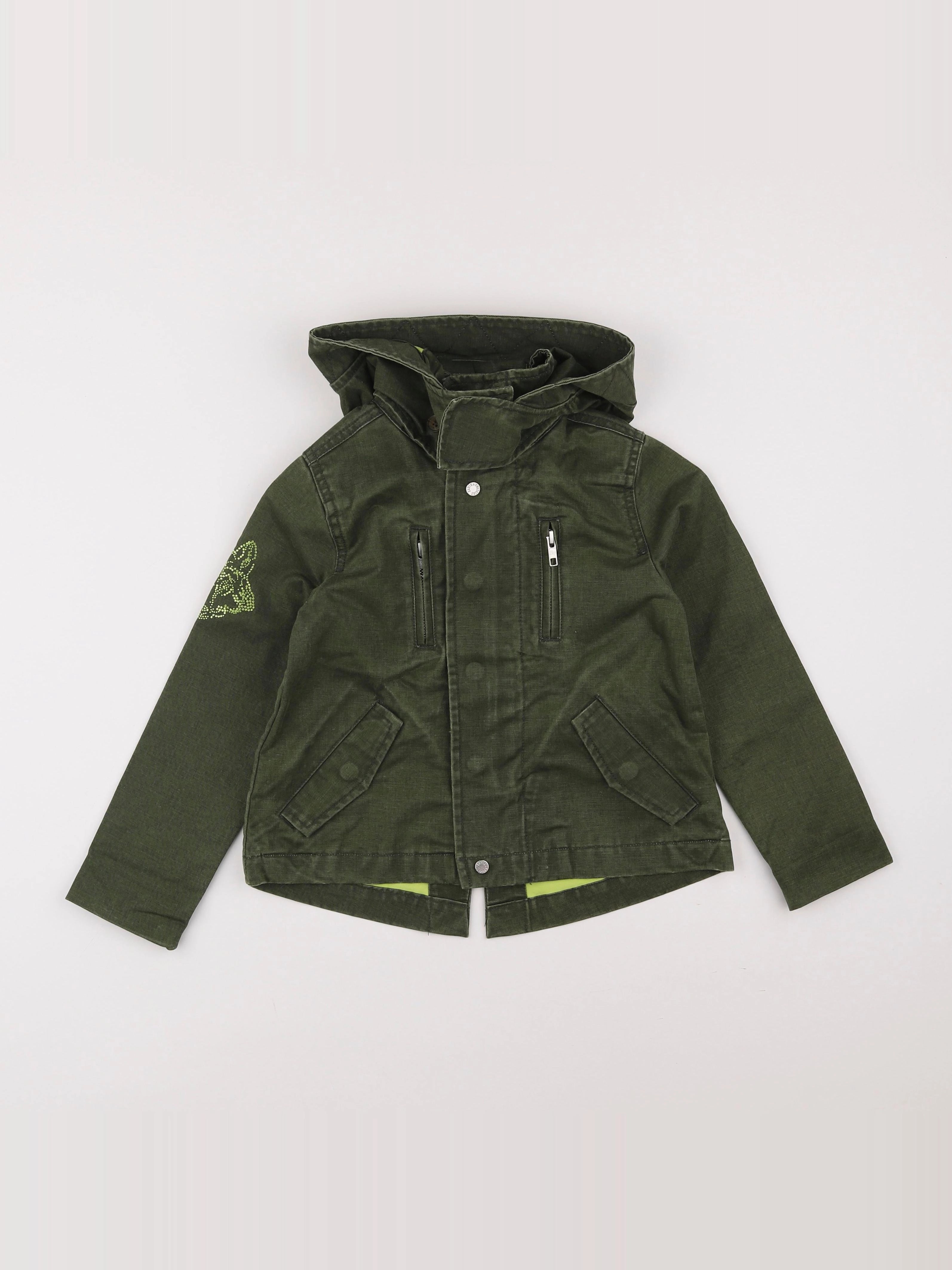 Zadig & Voltaire - veste réversible vert - 6 ans