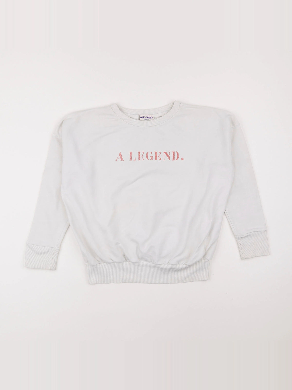 Bobo Choses - sweat blanc - 8/9 ans