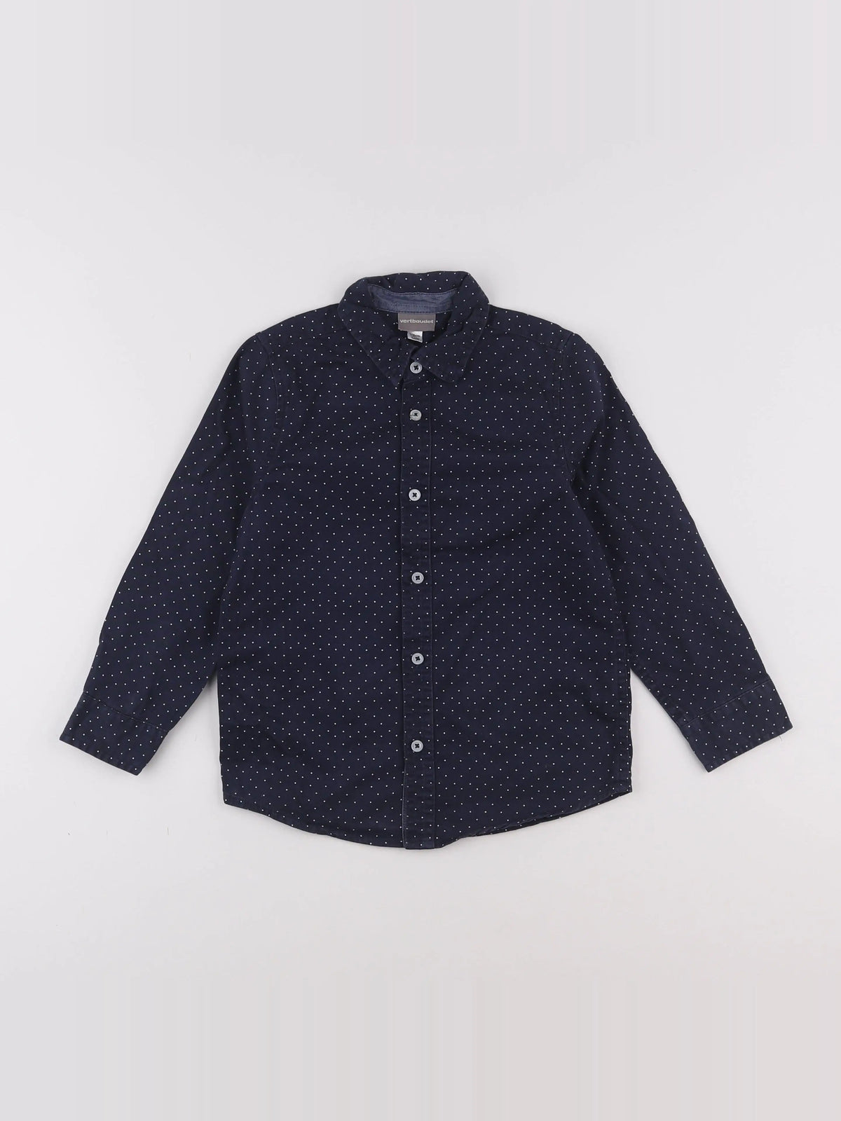 Vertbaudet - chemise bleu - 6 ans