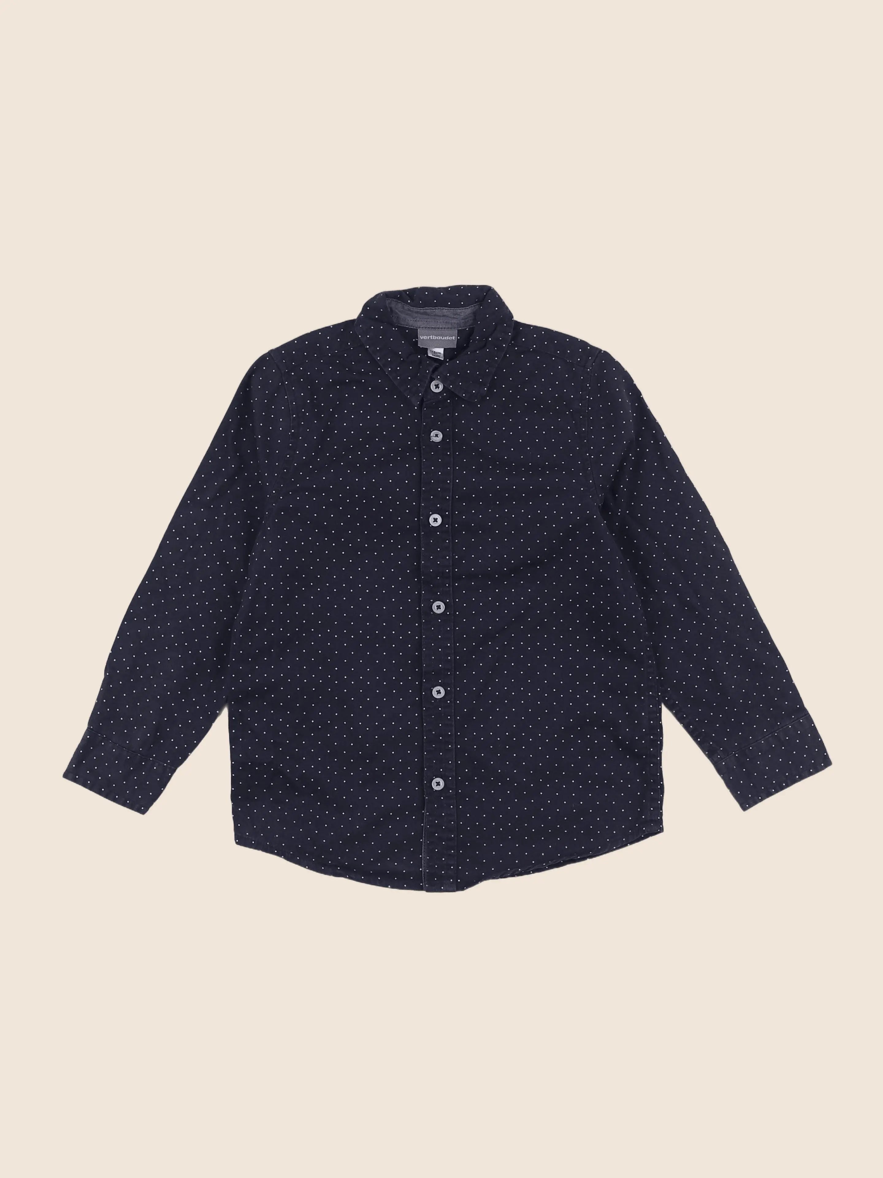 Vertbaudet - chemise bleu - 6 ans