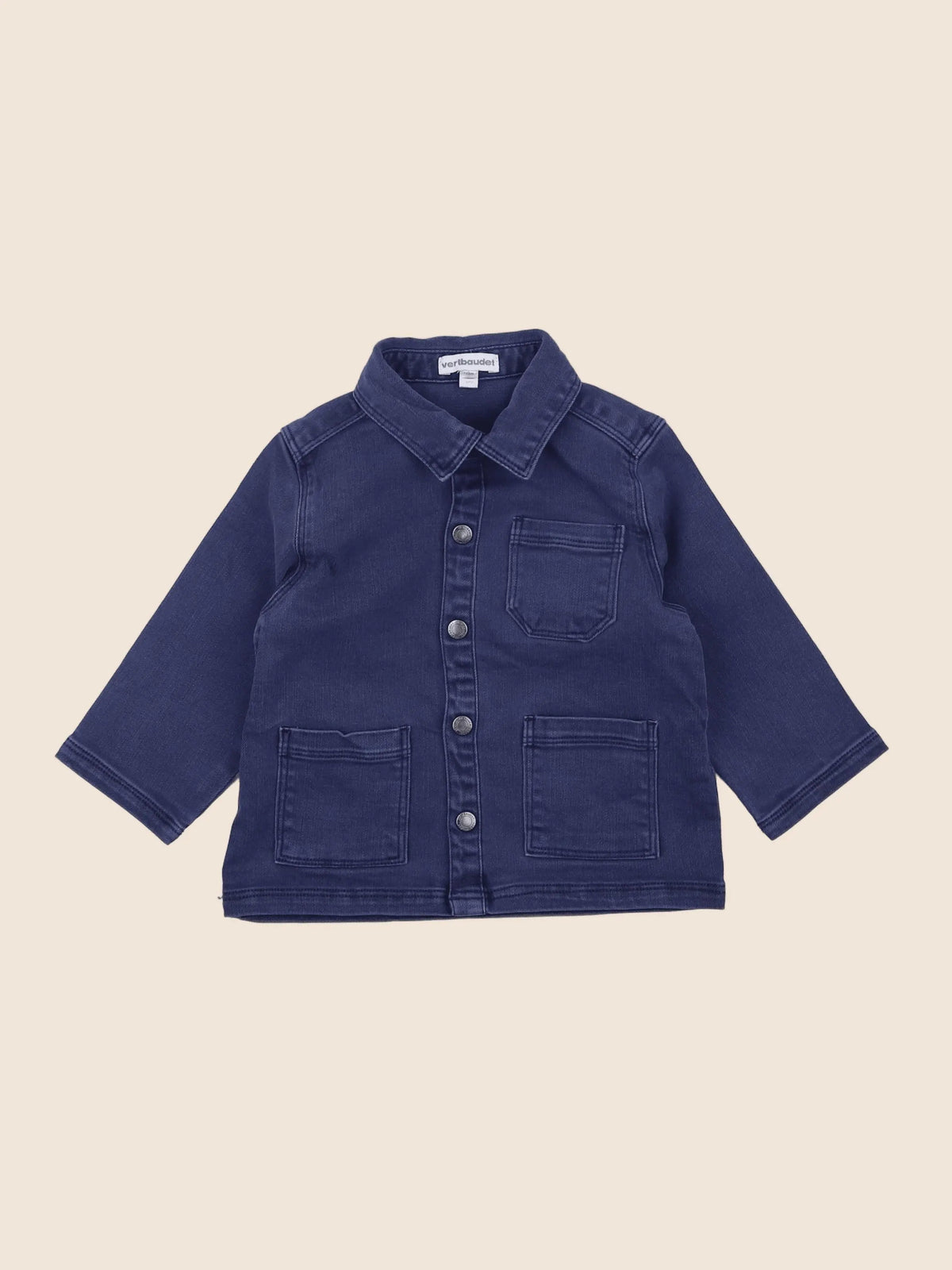 Vertbaudet - veste bleu - 12 mois
