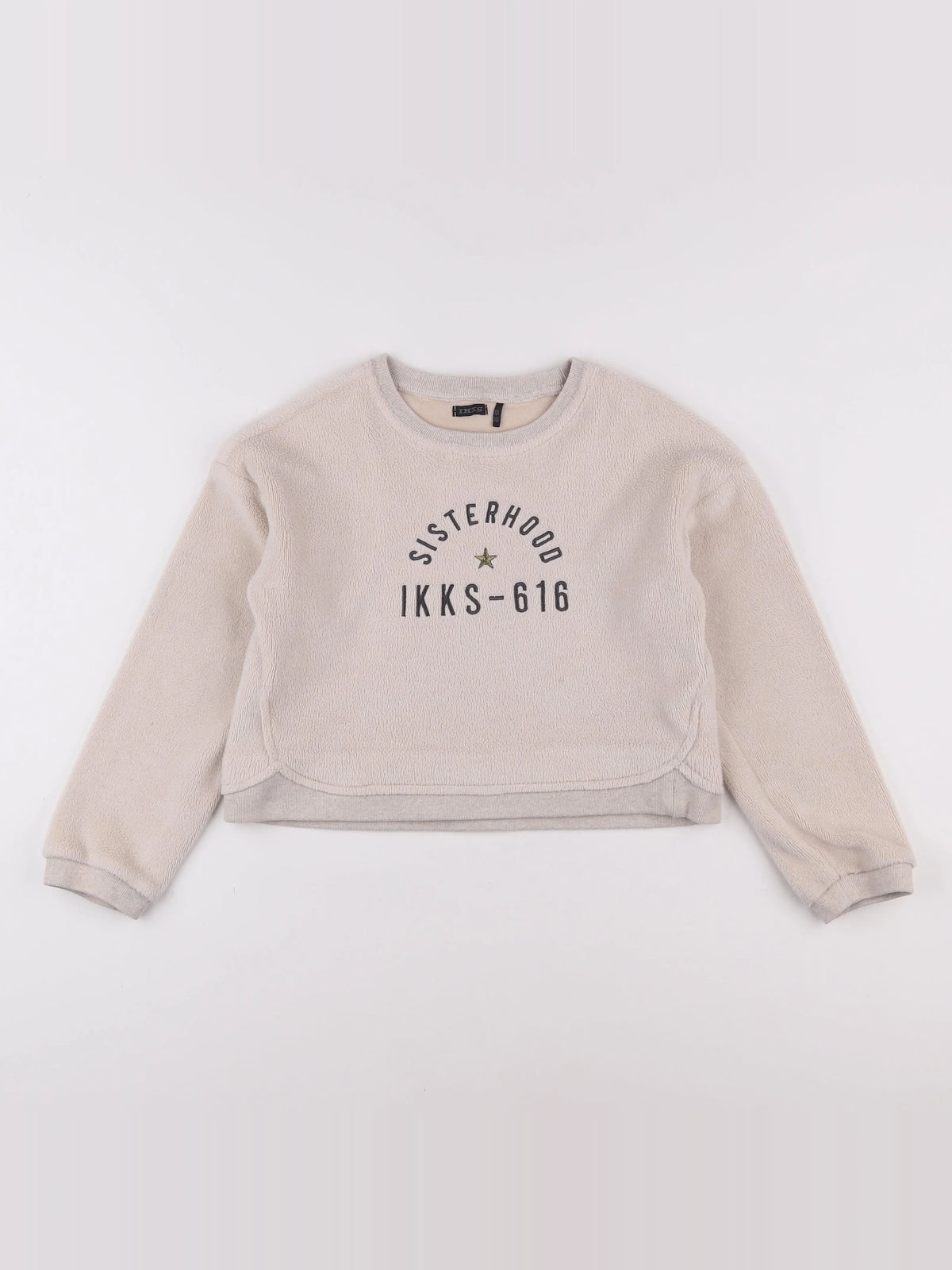 IKKS - sweat beige - 10 ans