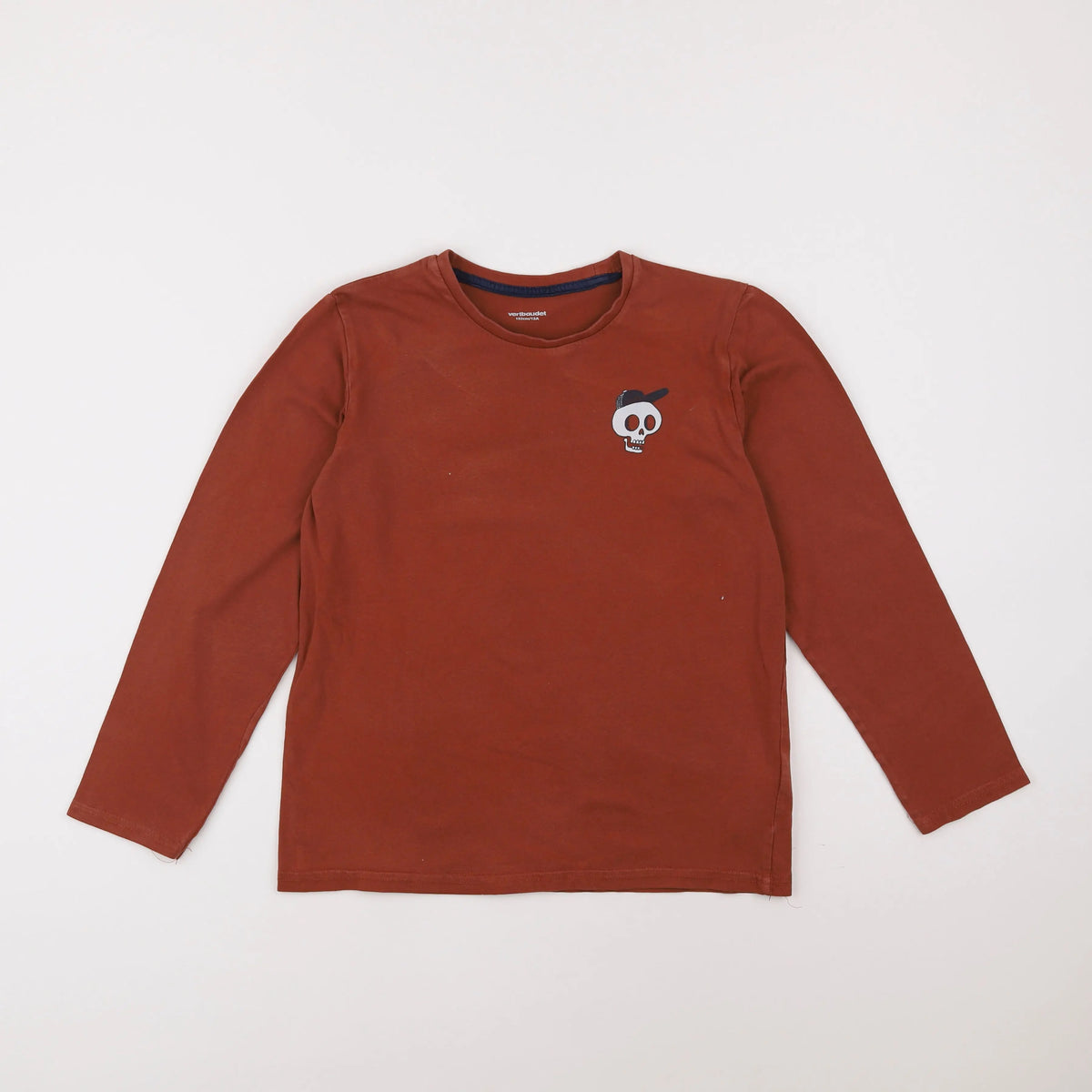 Vertbaudet - tee-shirt marron - 12 ans