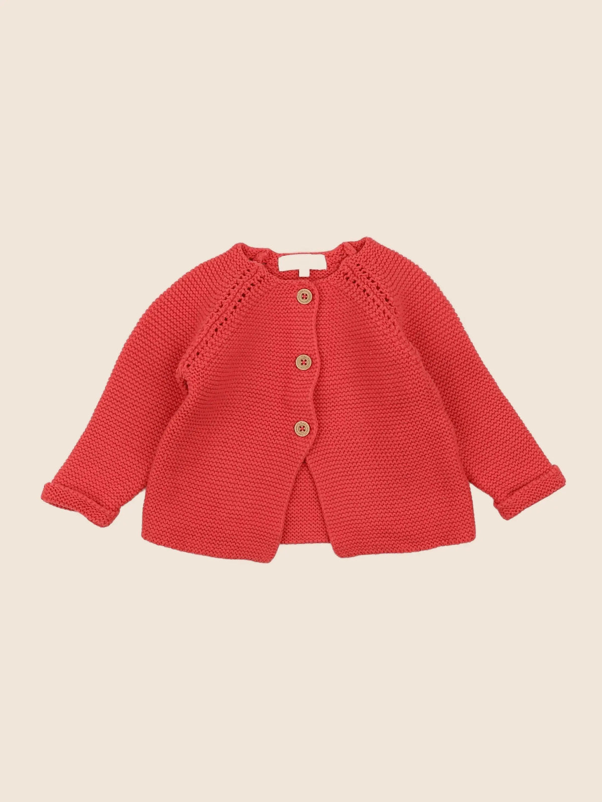 Cadet Rousselle - gilet rose, orange - 6 mois