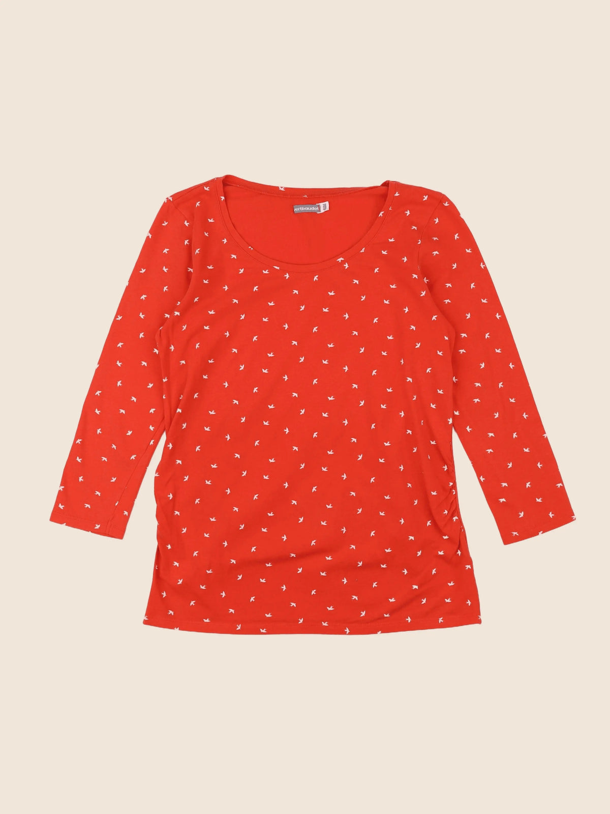 Vertbaudet - tee-shirt grossesse rouge - 38 à 40