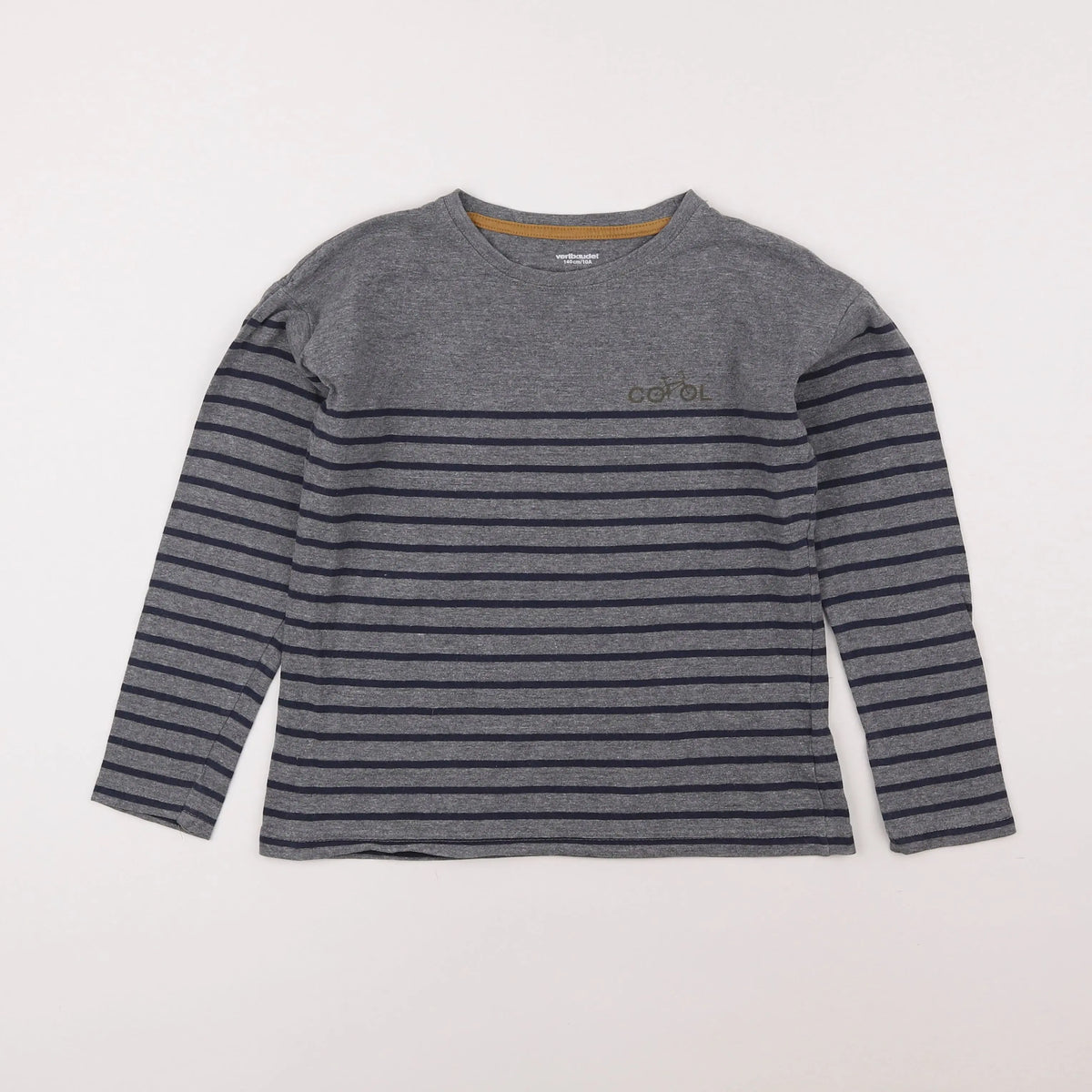 Vertbaudet - tee-shirt gris - 10 ans