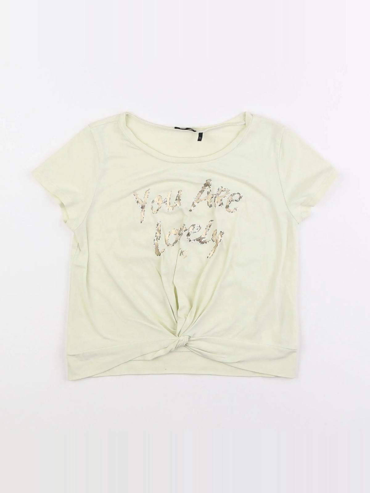 IKKS - tee-shirt jaune - 8 ans