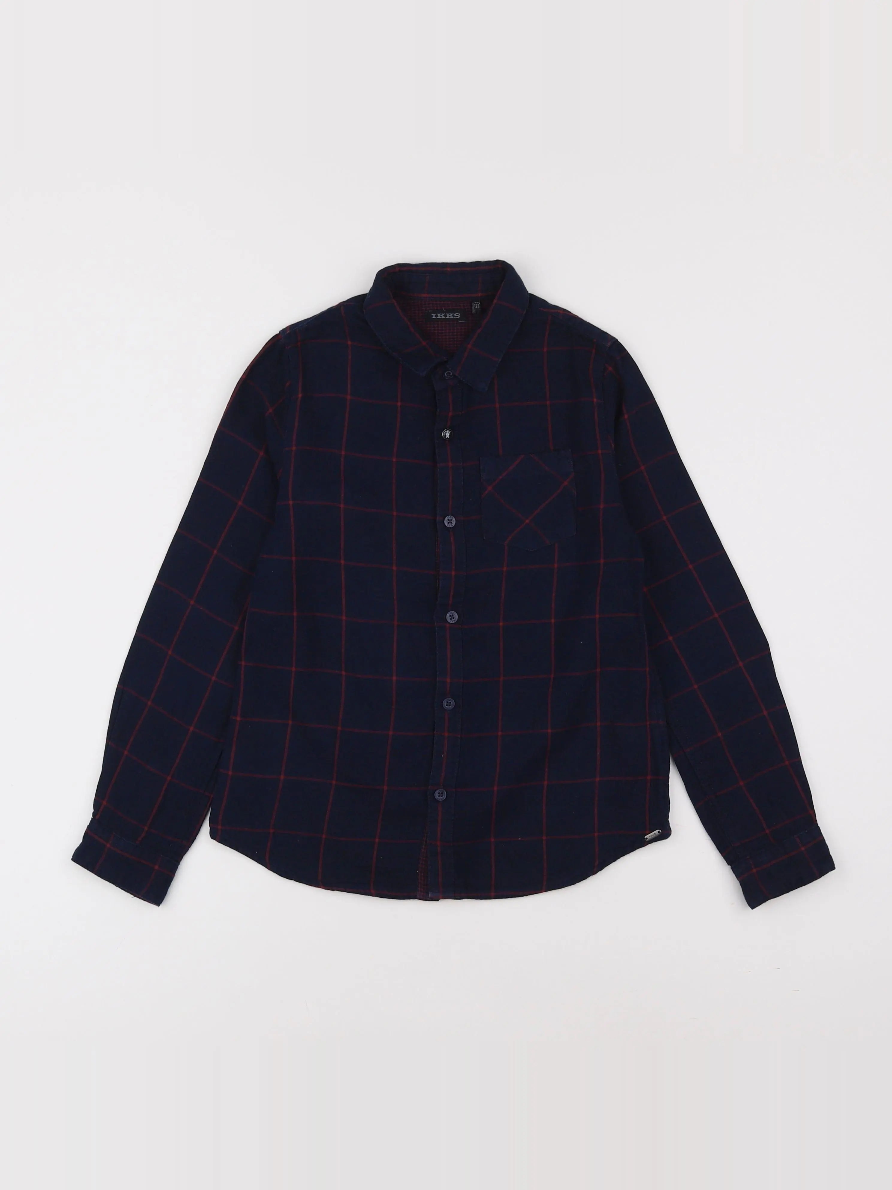IKKS - chemise bleu - 8 ans
