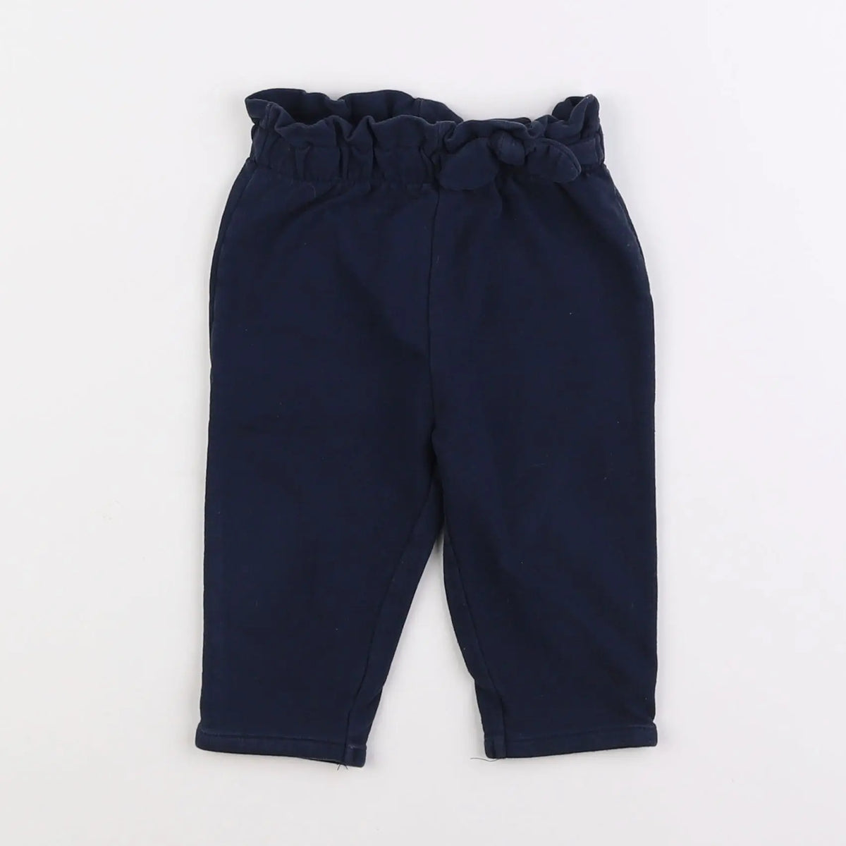 Vertbaudet - pantalon bleu - 12 mois