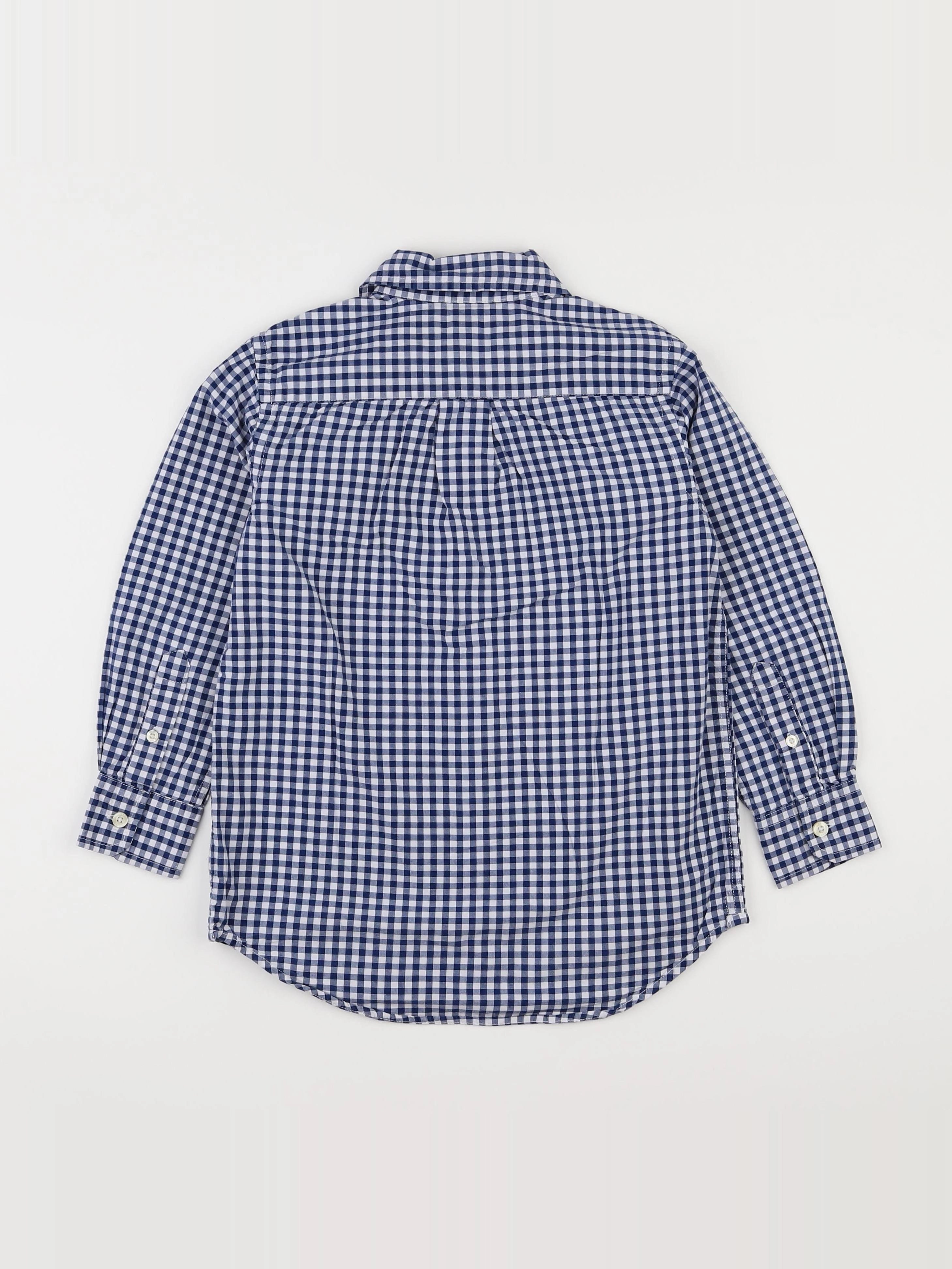 GAP - chemise blanc, bleu - 8 ans