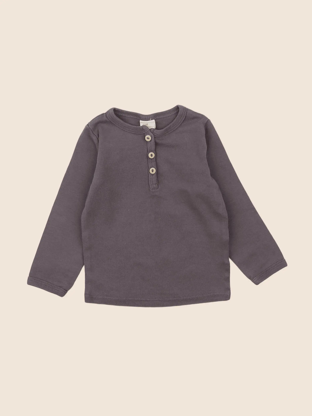 H&M - tee-shirt gris - 6/9 mois