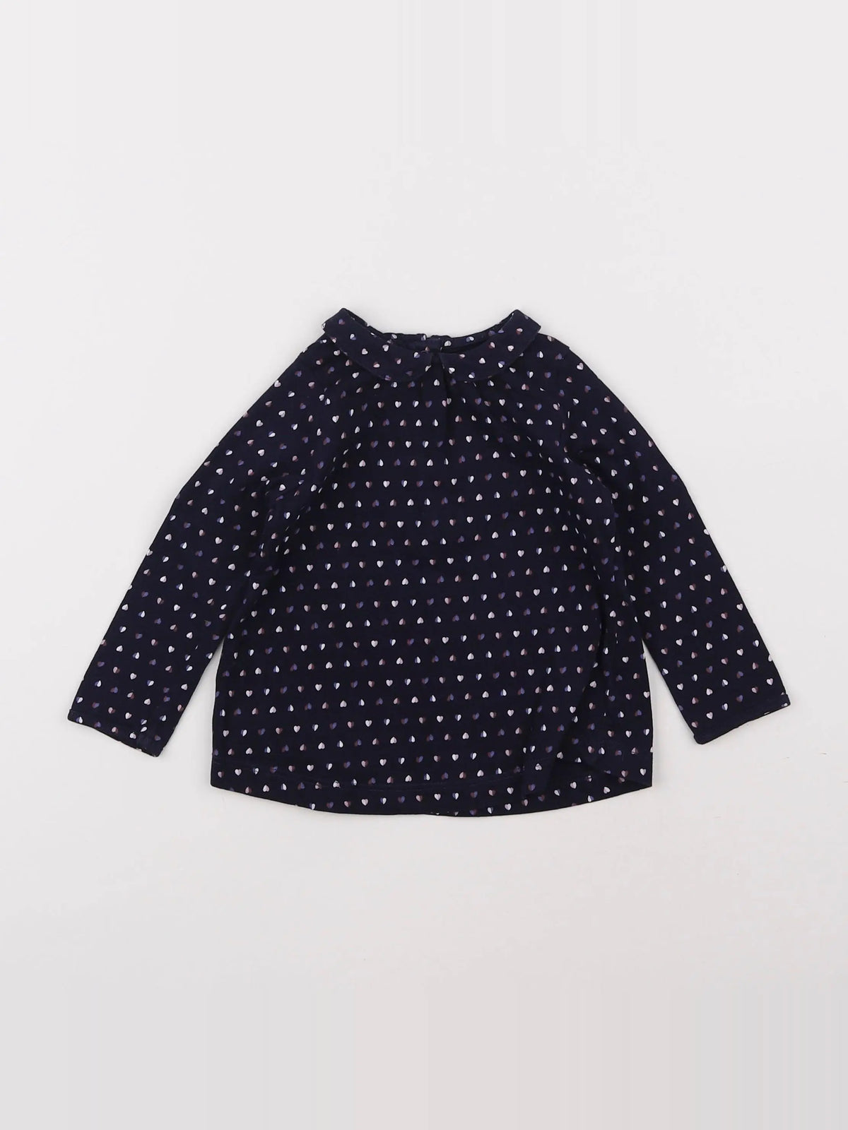 Boutchou - tee-shirt bleu - 12 mois