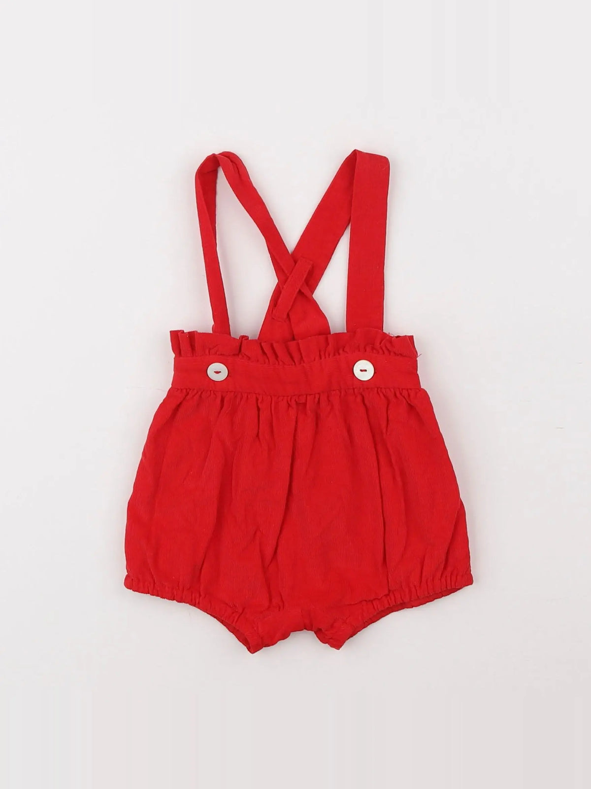 Jacadi - salopette rouge - 3 mois