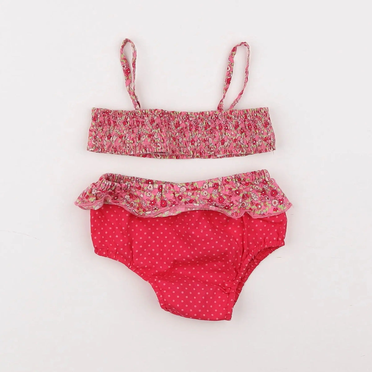 Vertbaudet - maillot de bain rose - 18 mois