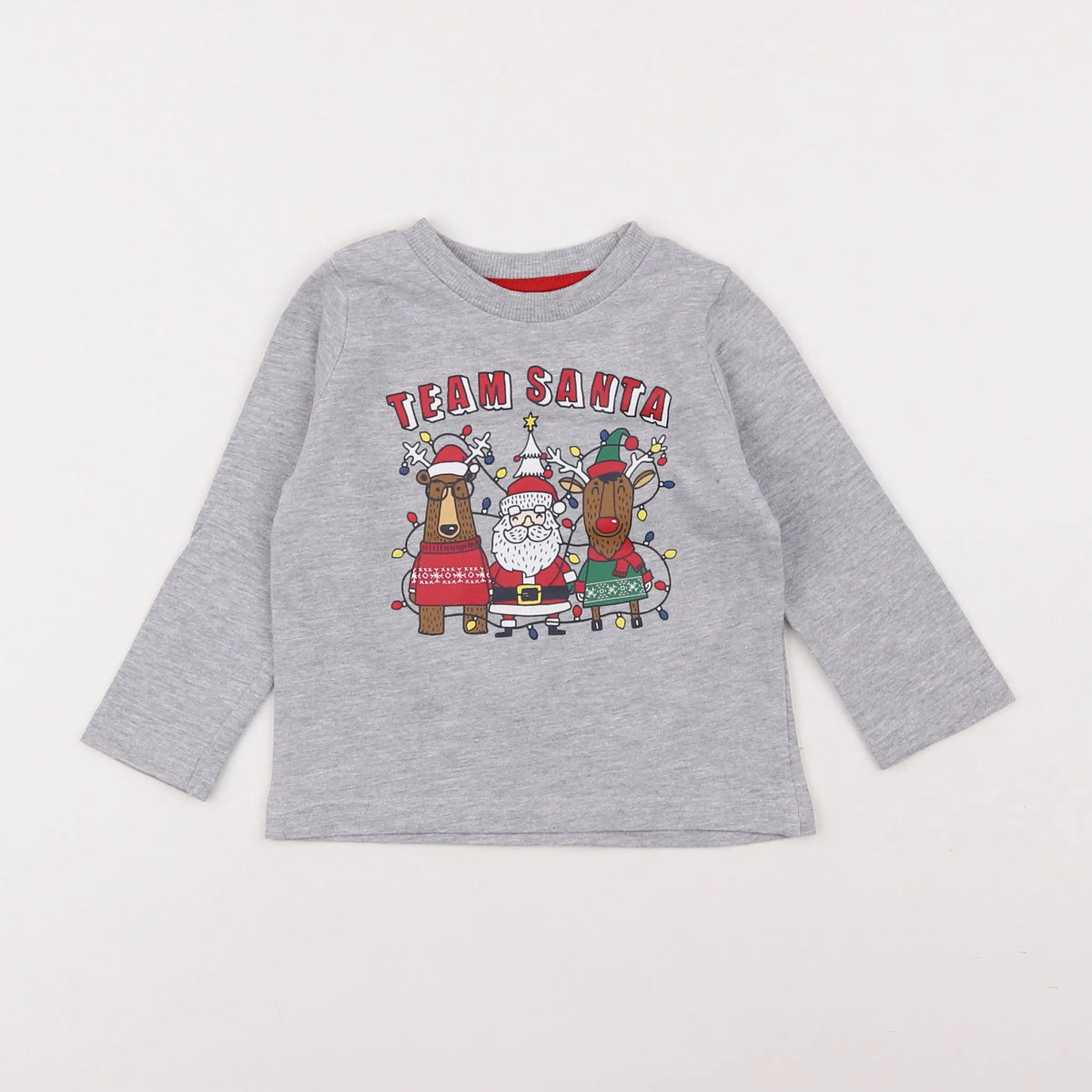 Vertbaudet - tee-shirt gris - 2 ans