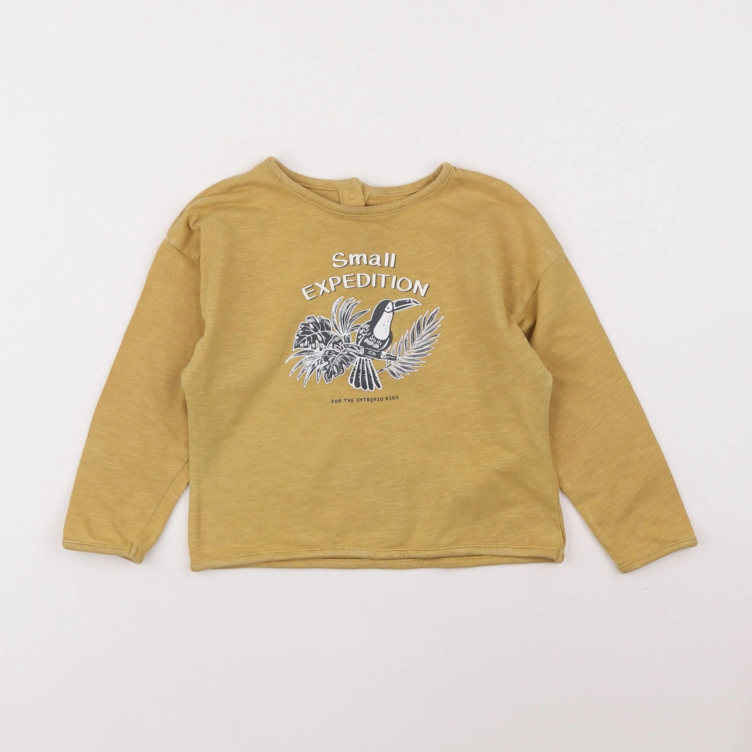 Vertbaudet - tee-shirt jaune - 3 ans