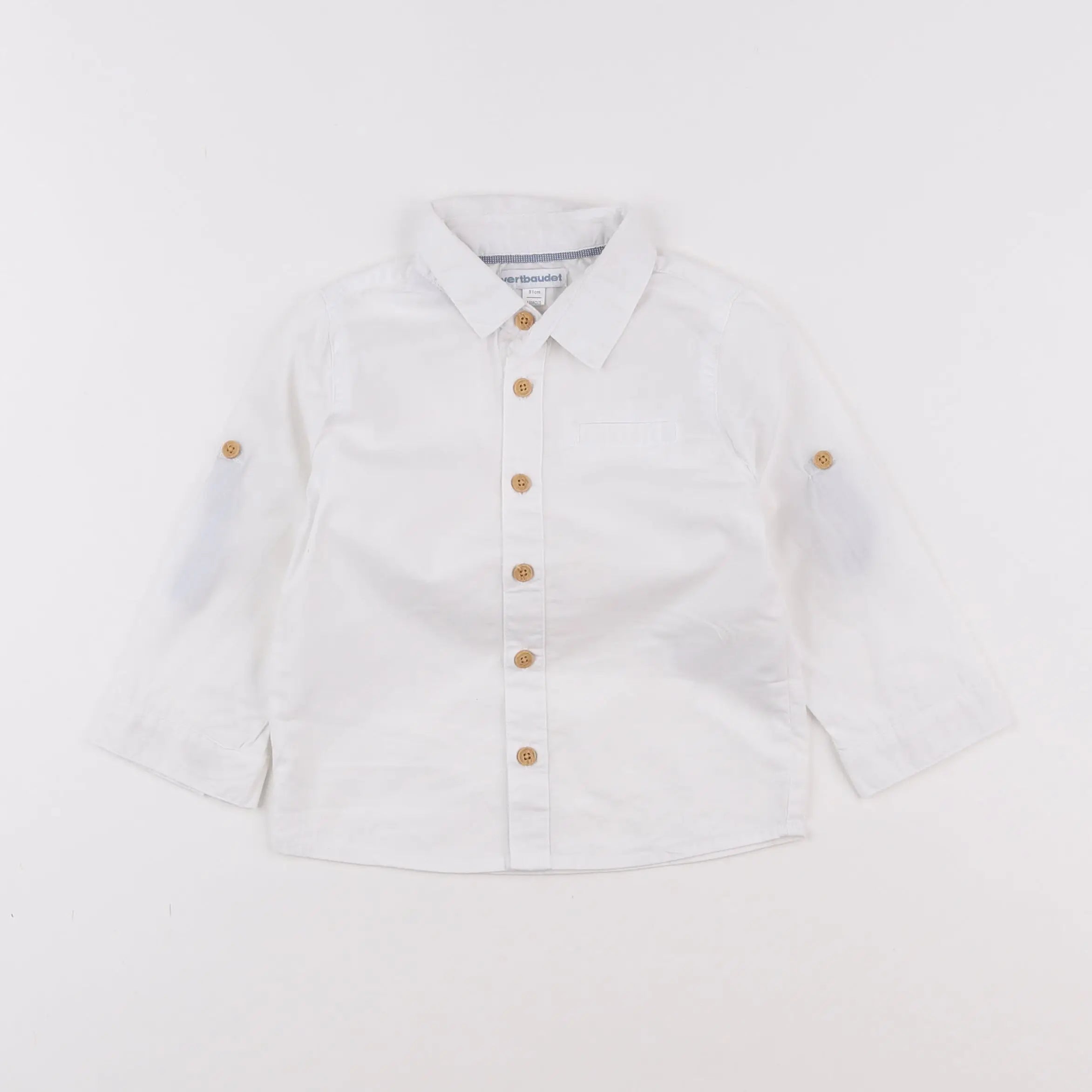 Vertbaudet - chemise blanc - 18 mois